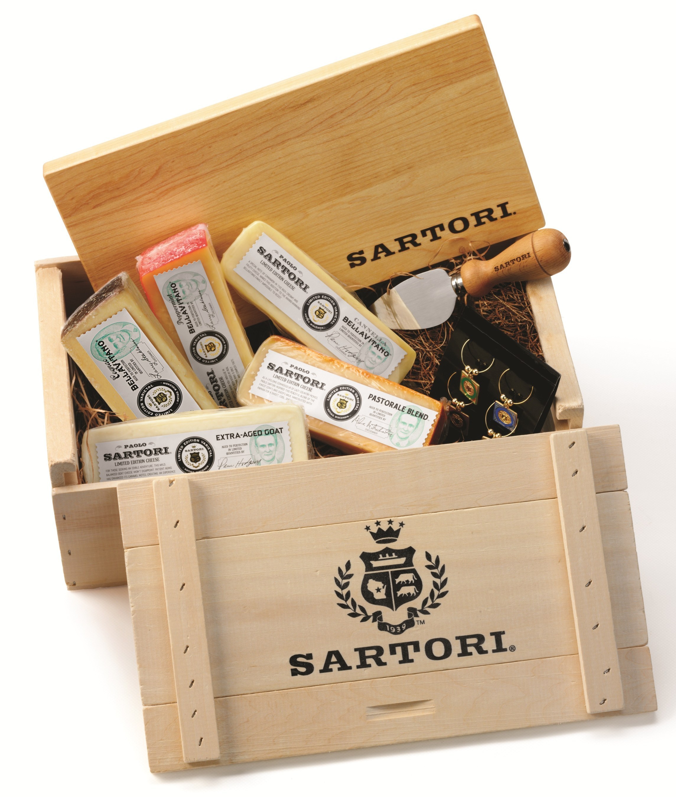 Sartori is releasing 200 Limited Edition Gift Baskets for the month of December, sold exclusively online at sartoricheese.com.