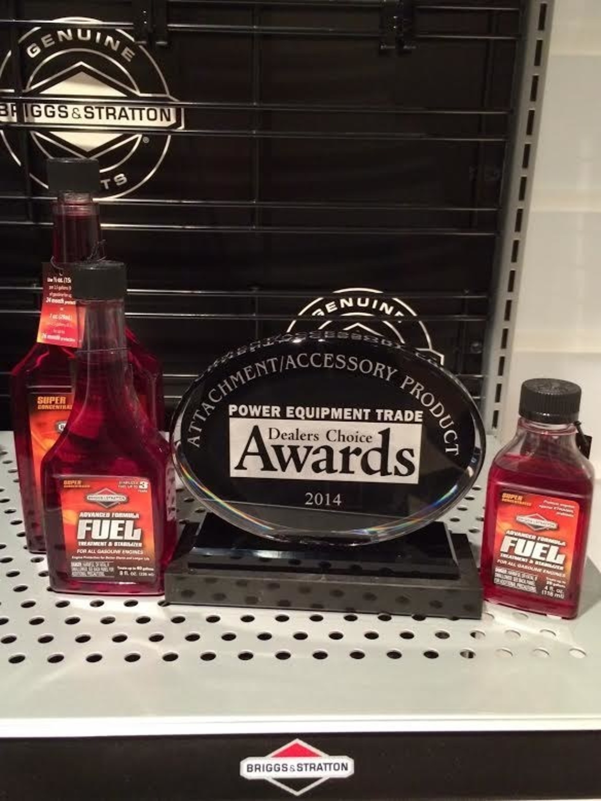 Advanced Fuel Treatment by Briggs & Stratton (NYSE: BGG) wins a Dealers' Choice Award at GIE EXPO