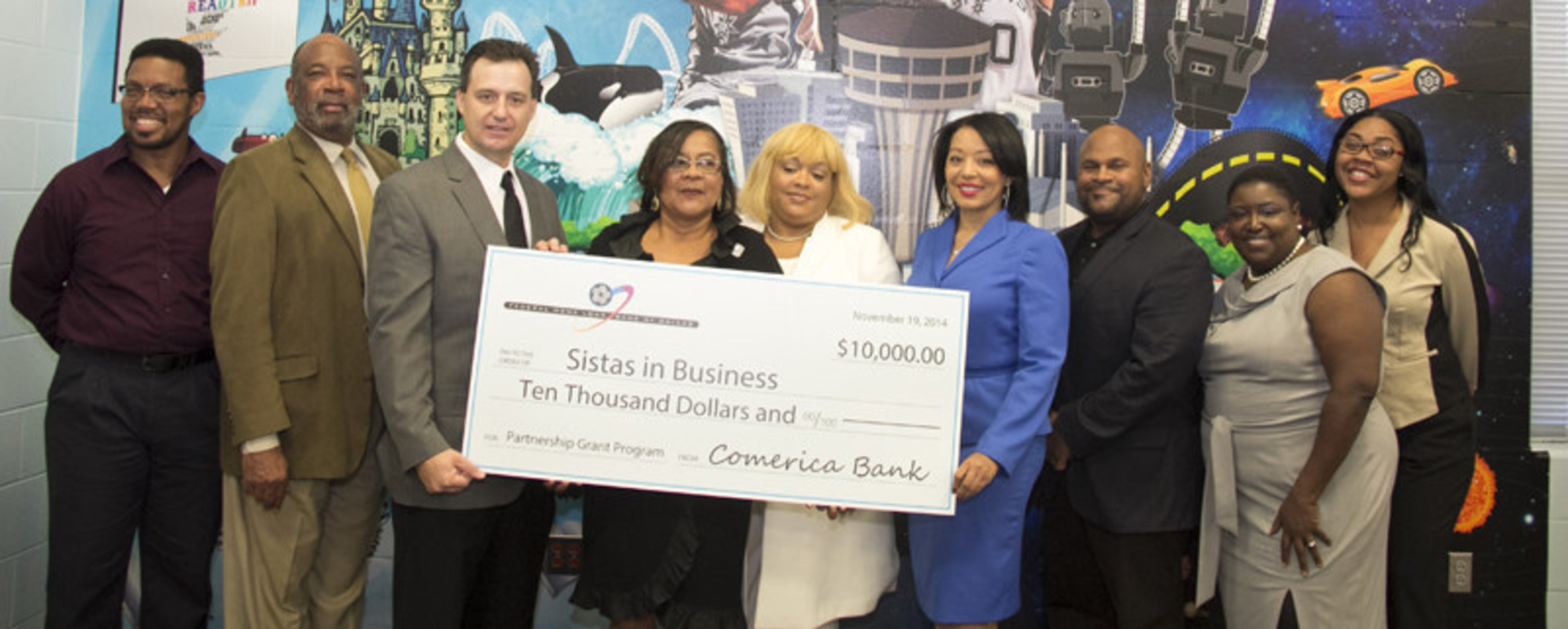 Sistas in Business, a nonprofit that helps African-American women business owners, received a $10,000 Partnership Grant Program (PGP) award last week from Comerica Bank and the Federal Home Loan Bank of Dallas (FHLB Dallas). The PGP grant will be used to make technical assistance available to small business start-ups and provide materials for its financial literacy programs.