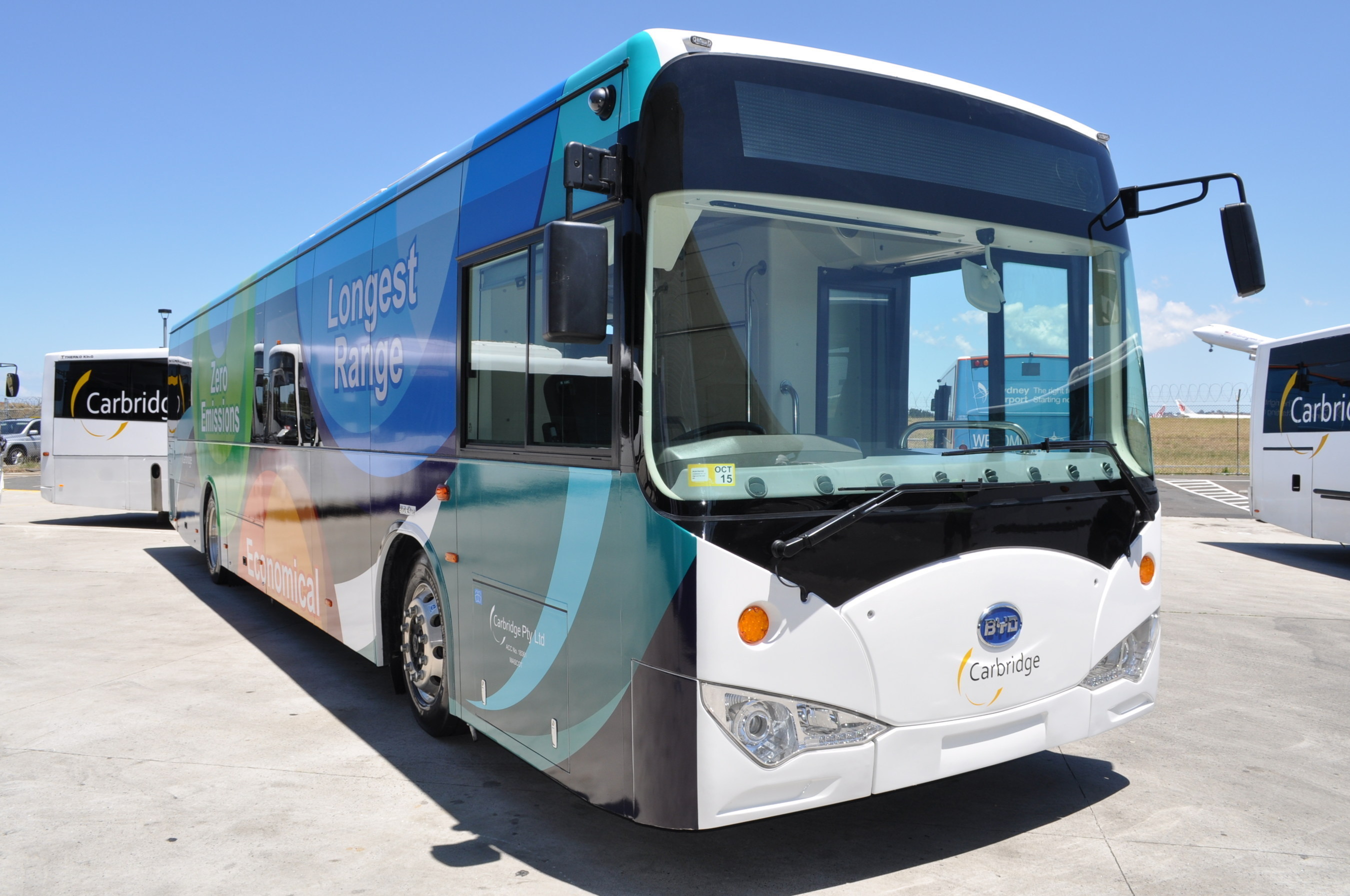 The Sydney International Airport's First Battery Electric Bus