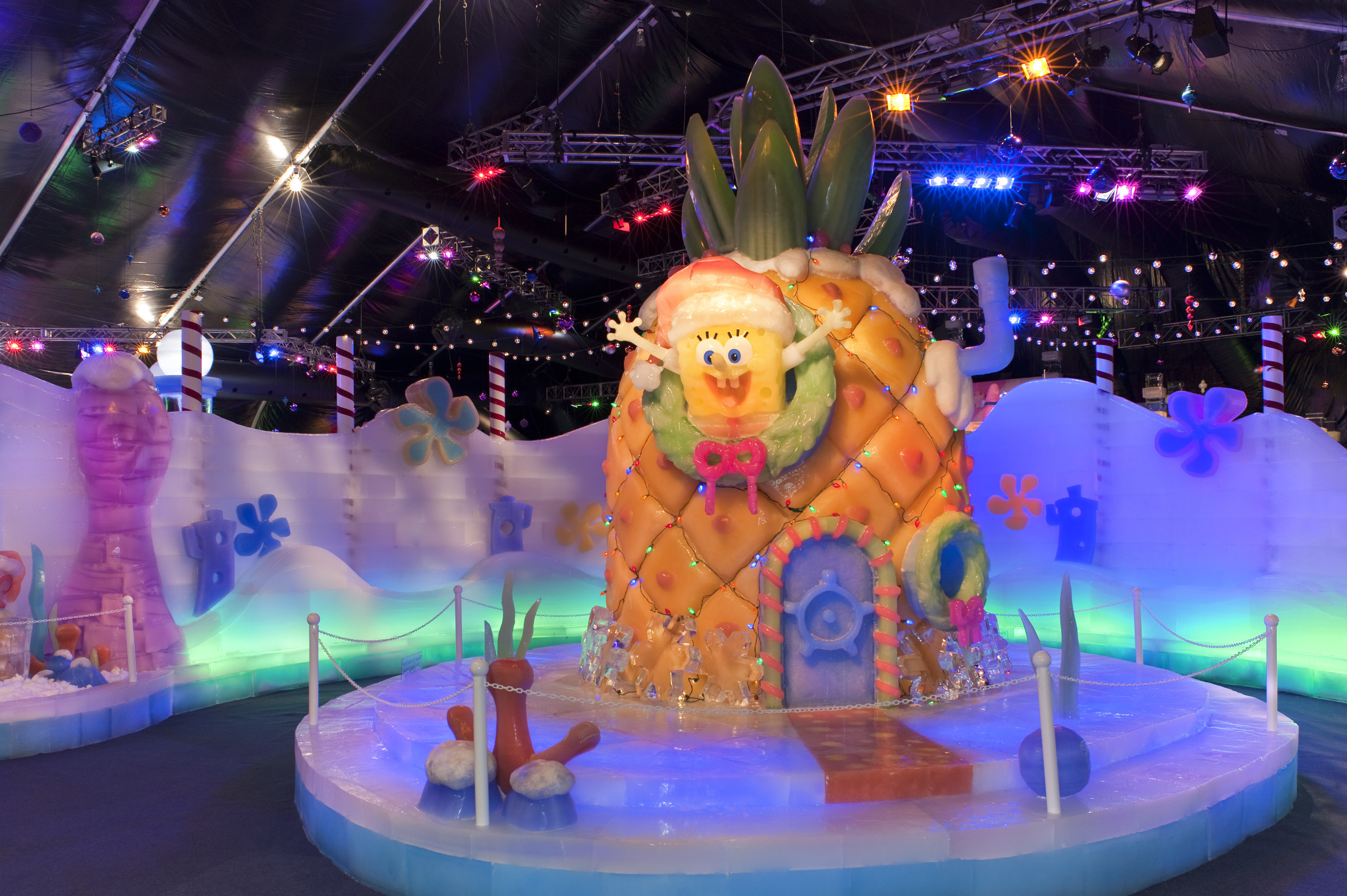 Brand New ICE LAND Ice Sculptures With Spongebob Squarepants To Debut