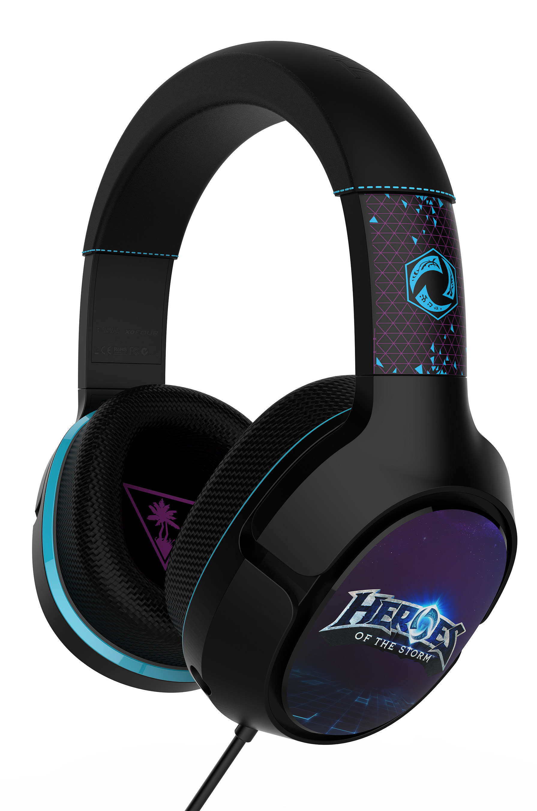 The new Heroes of the Storm(TM)  stereo PC gaming headset features swappable speaker plates with different Blizzard characters, perfect for players eager to personalize their headset.