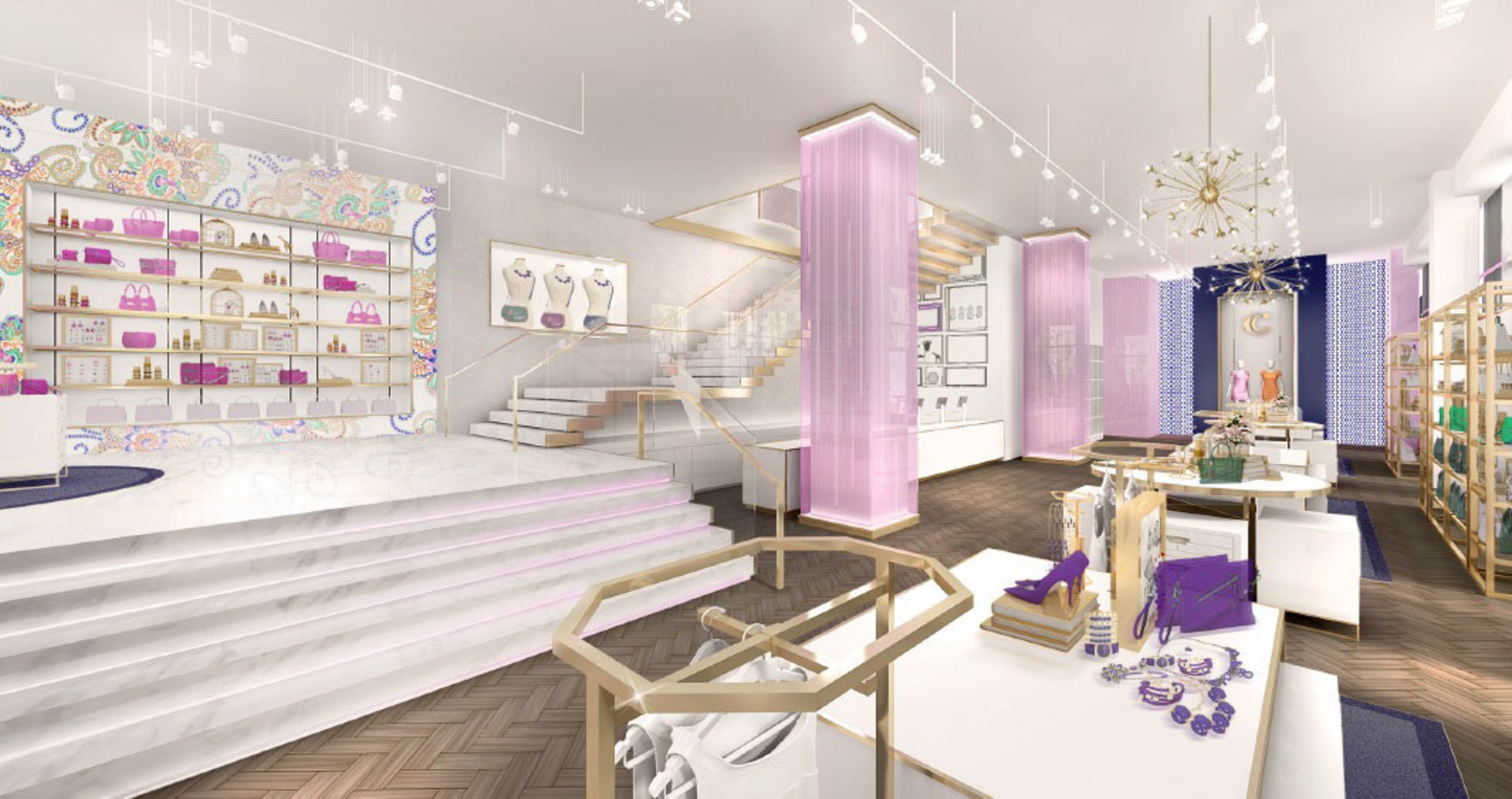 Interior rendering of Charming Charlie's New York Flagship scheduled to open in April 2015