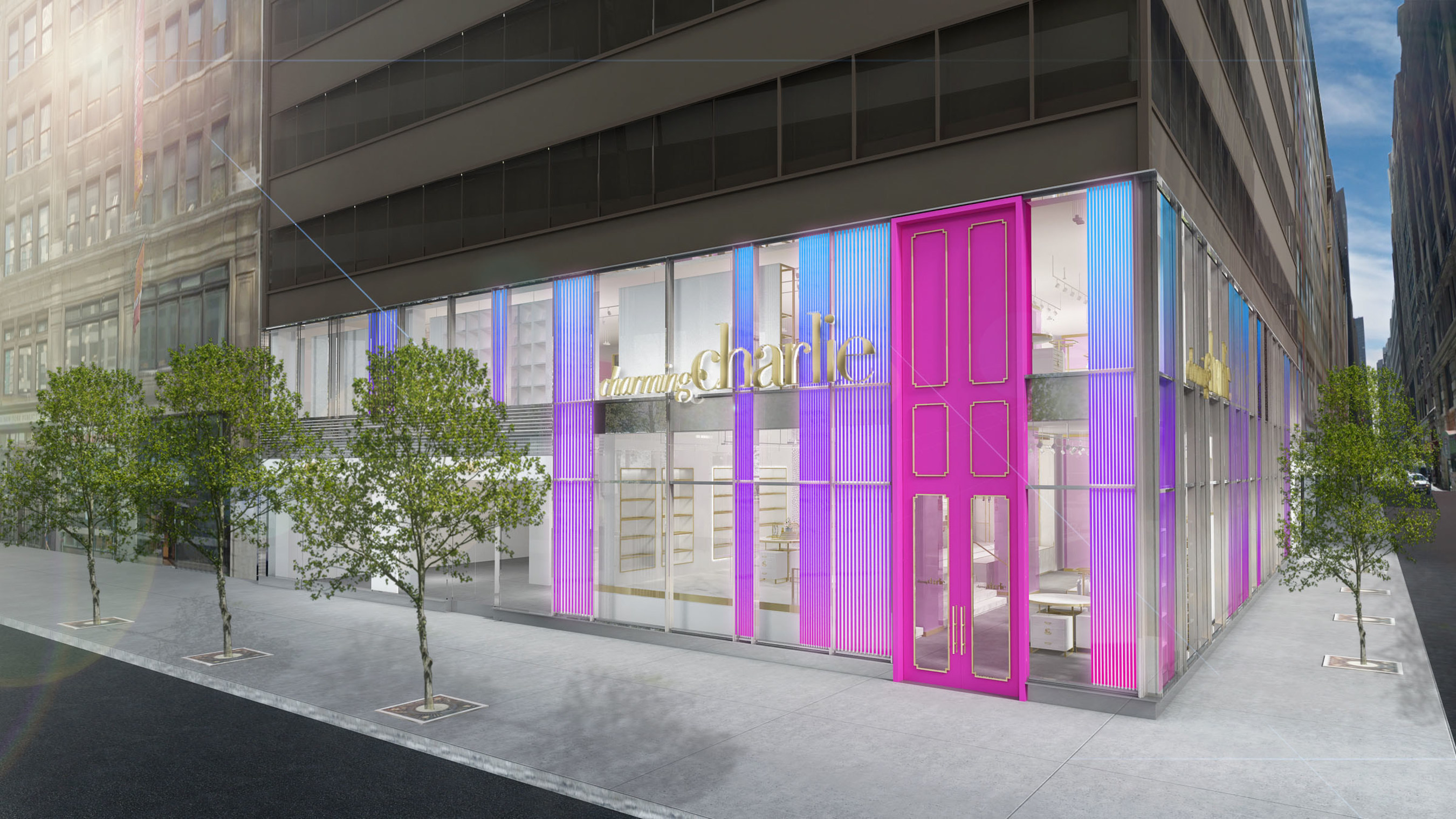 Exterior rendering of Charming Charlie's New York Flagship scheduled to open in April 2015