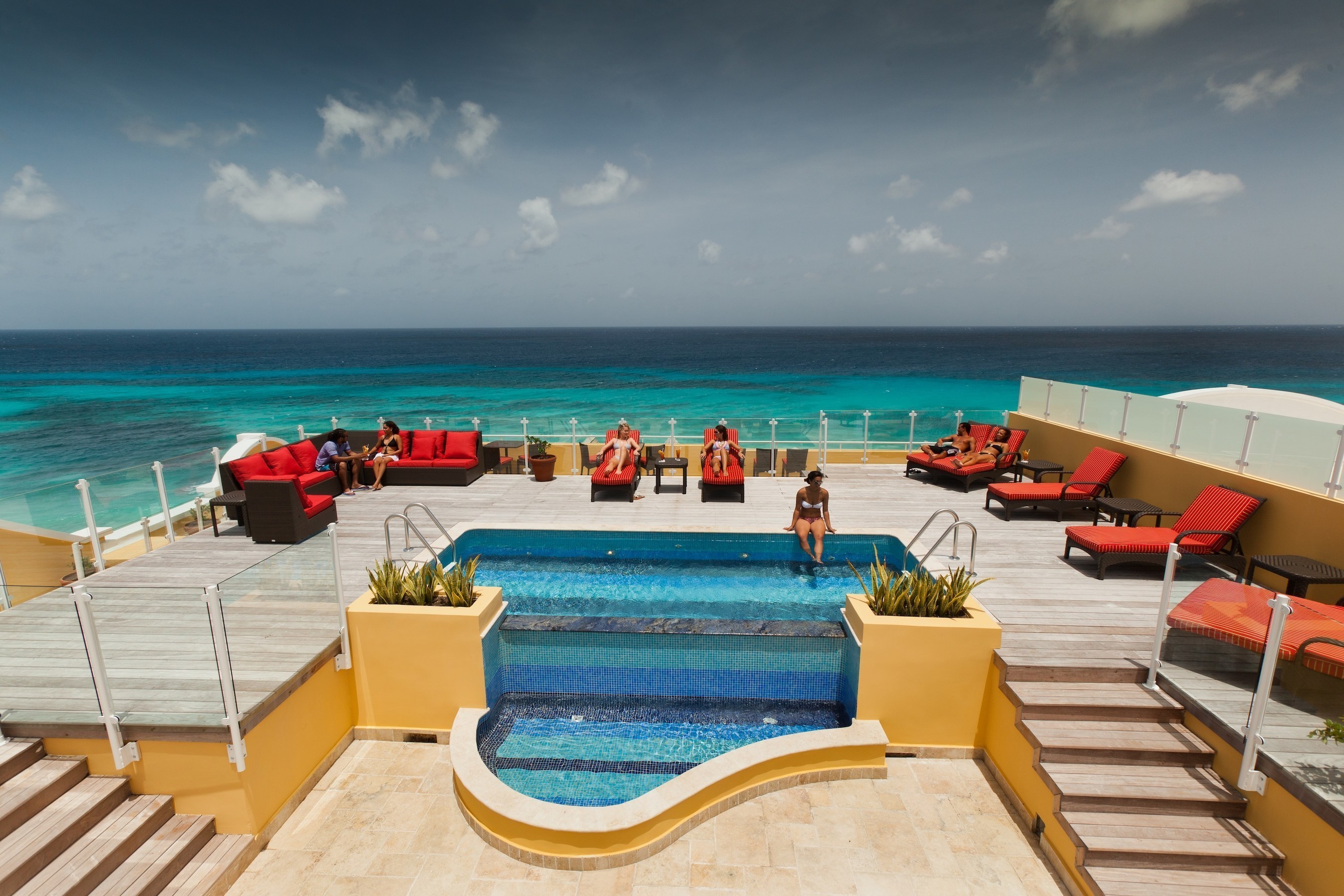 Rooftop Pool at Ocean Two Resort & Residences, Barbados