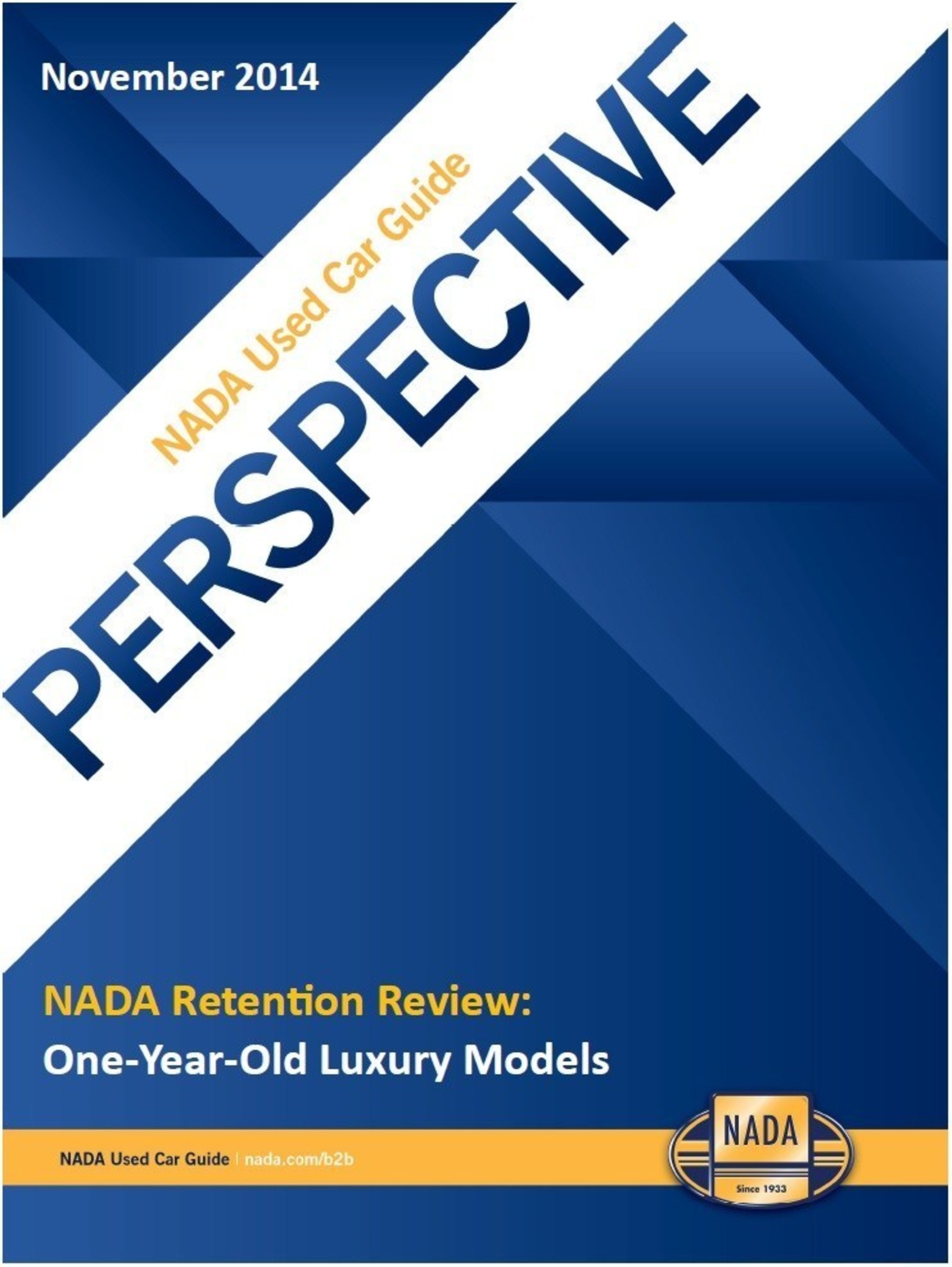 November's edition of Perspective is the first in a two-part series that details the one-year retention performance of all-new or heavily revised luxury models. Mainstream models will be covered in December's edition of Perspective.