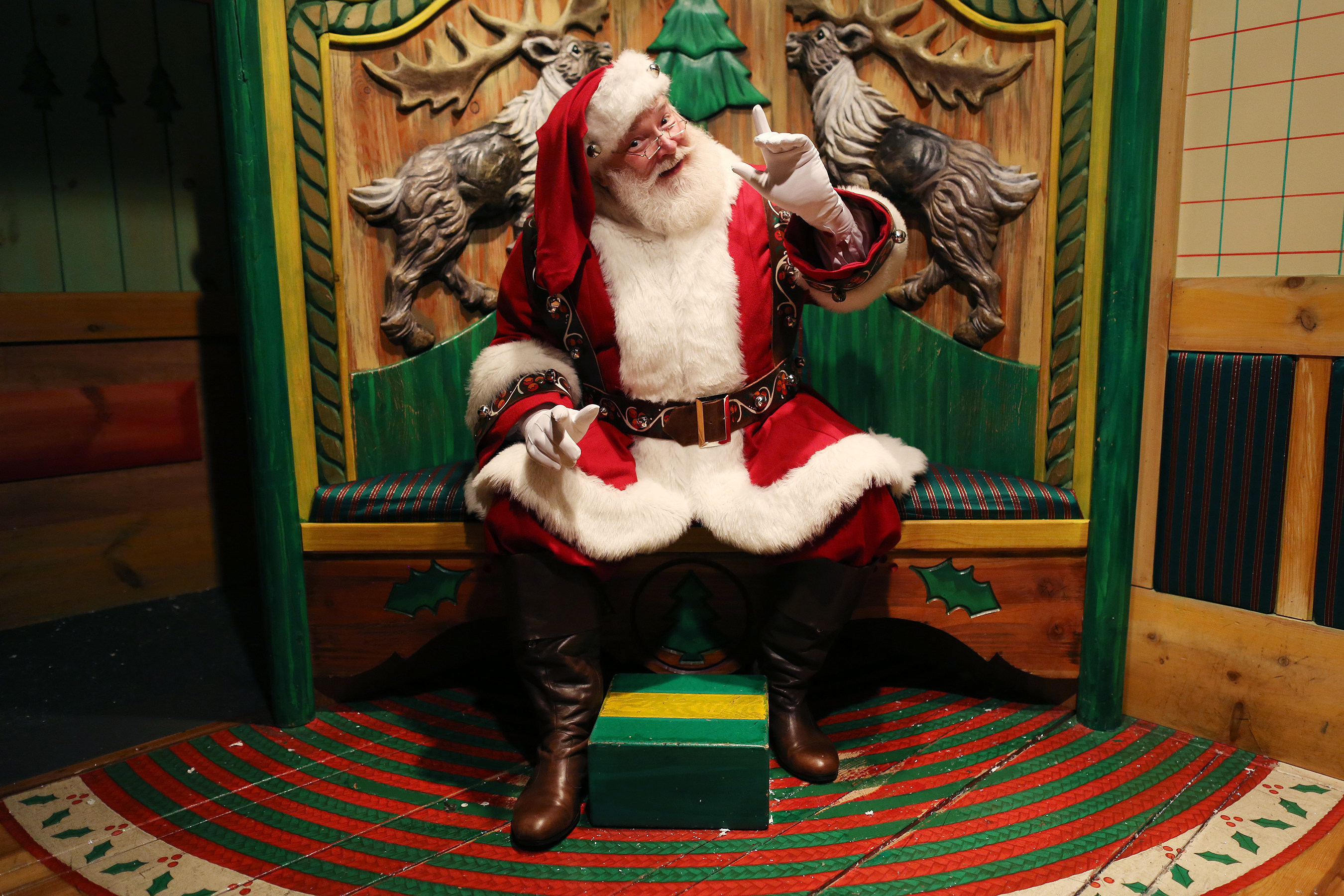 The One-And-Only Santa Claus at Macy's Herald Square. John Minchillo/AP Images for Macy's Inc.