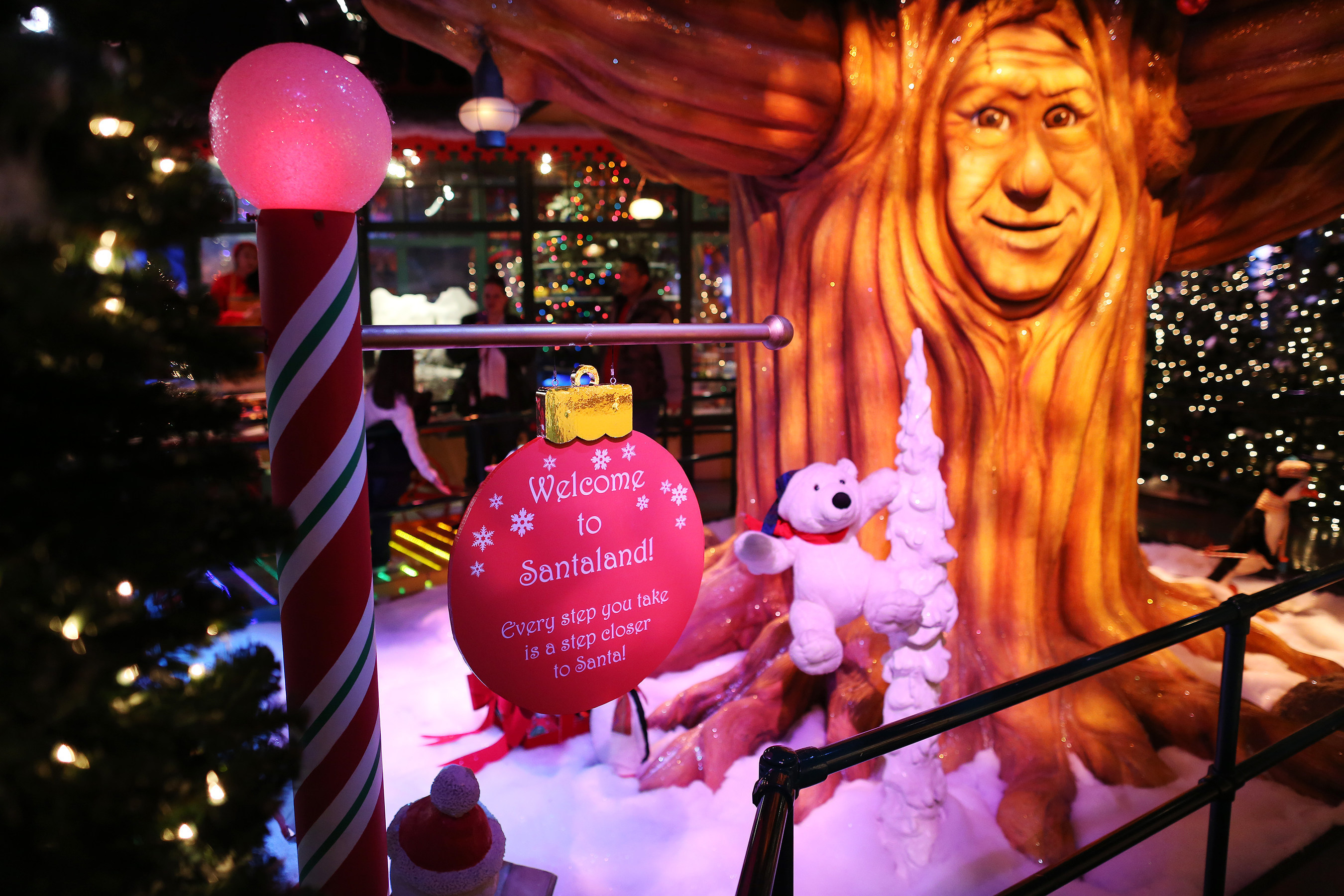 Macy's Santaland in Herald Square officially opens Friday, November 28th, 2014. John Minchillo/AP Images for Macy's Inc.