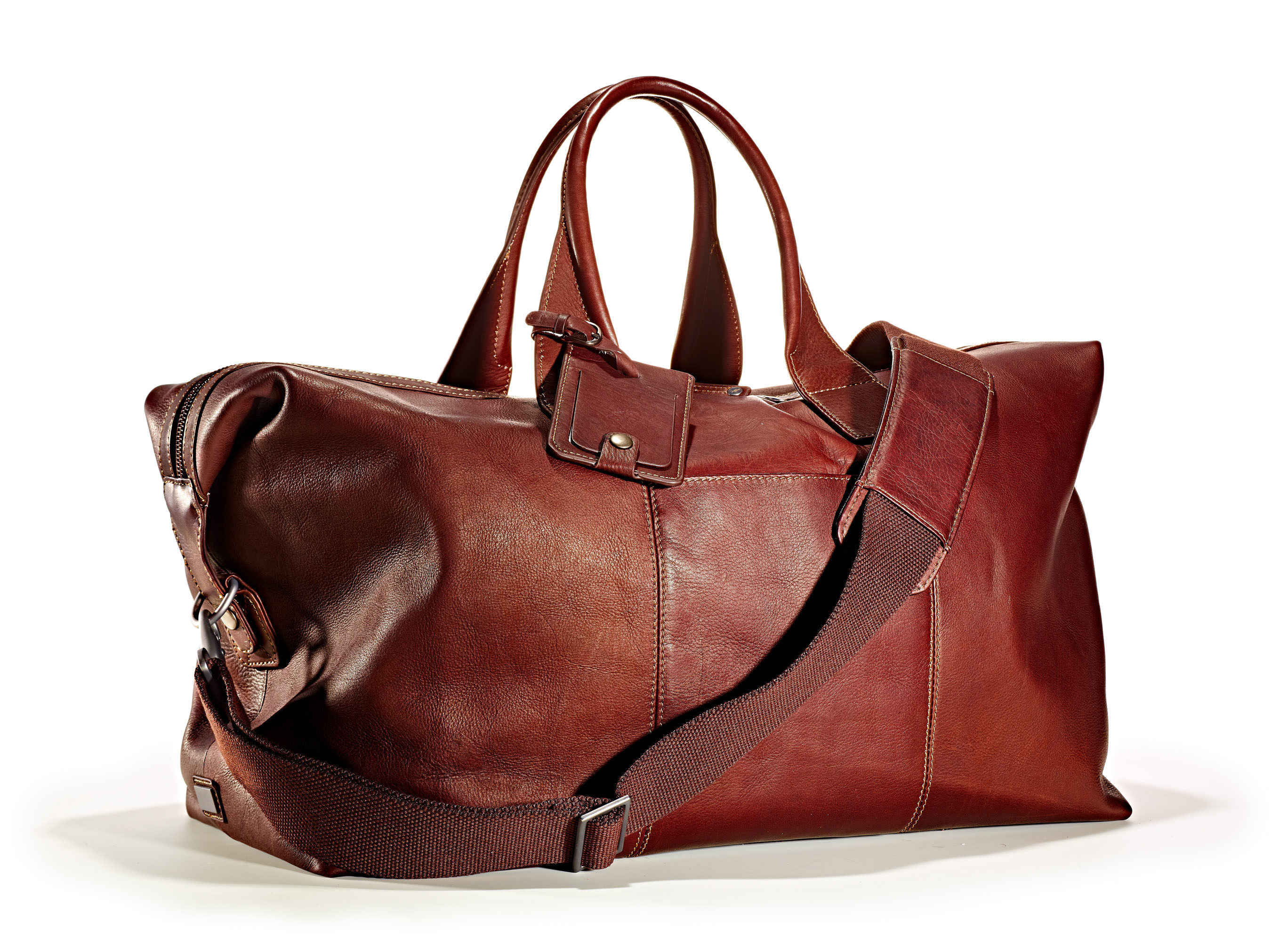 Italian Leather Duffel Bag - T.J.Maxx