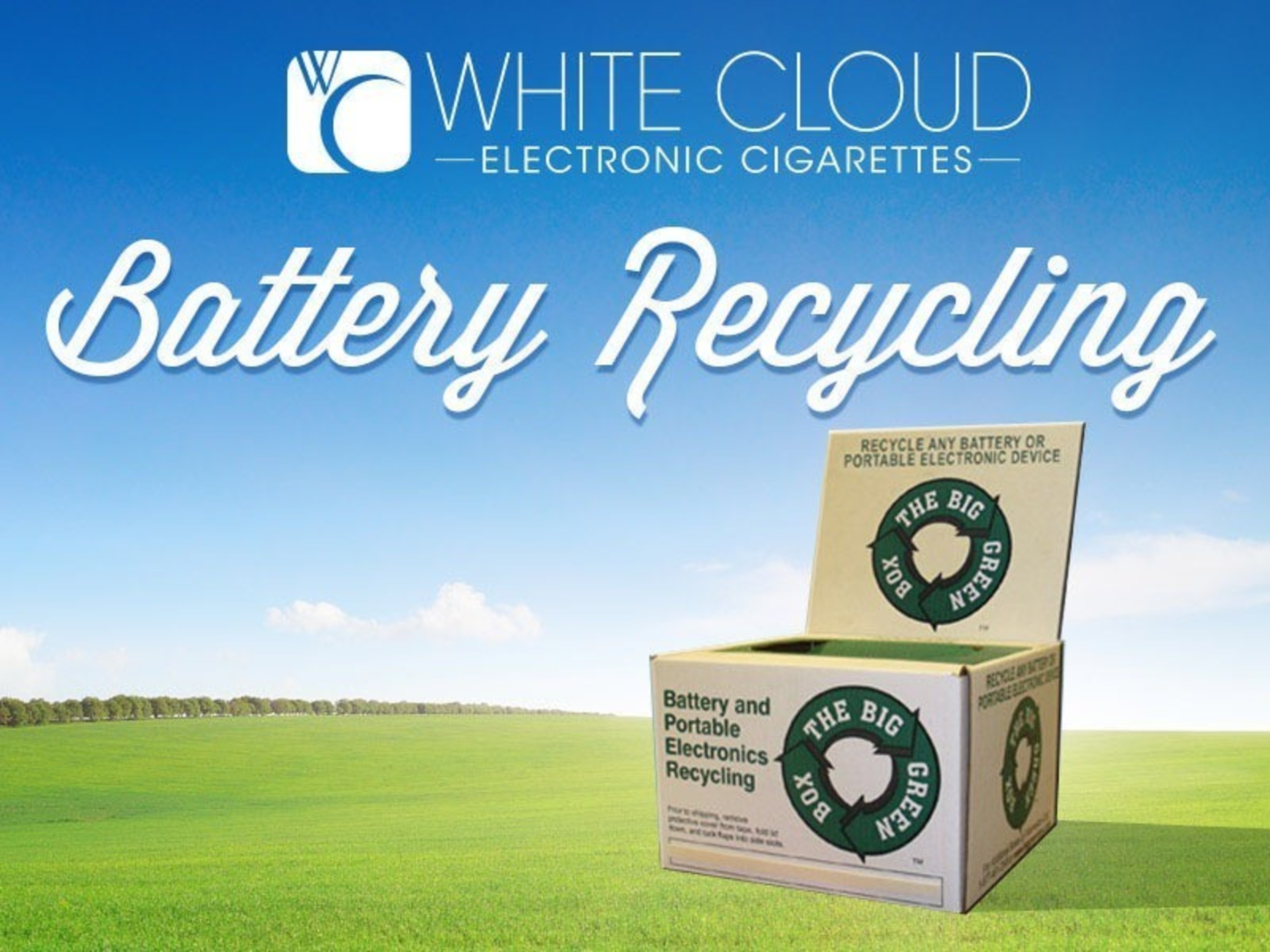 White Cloud Electronic Cigarette Battery Recycling Award.