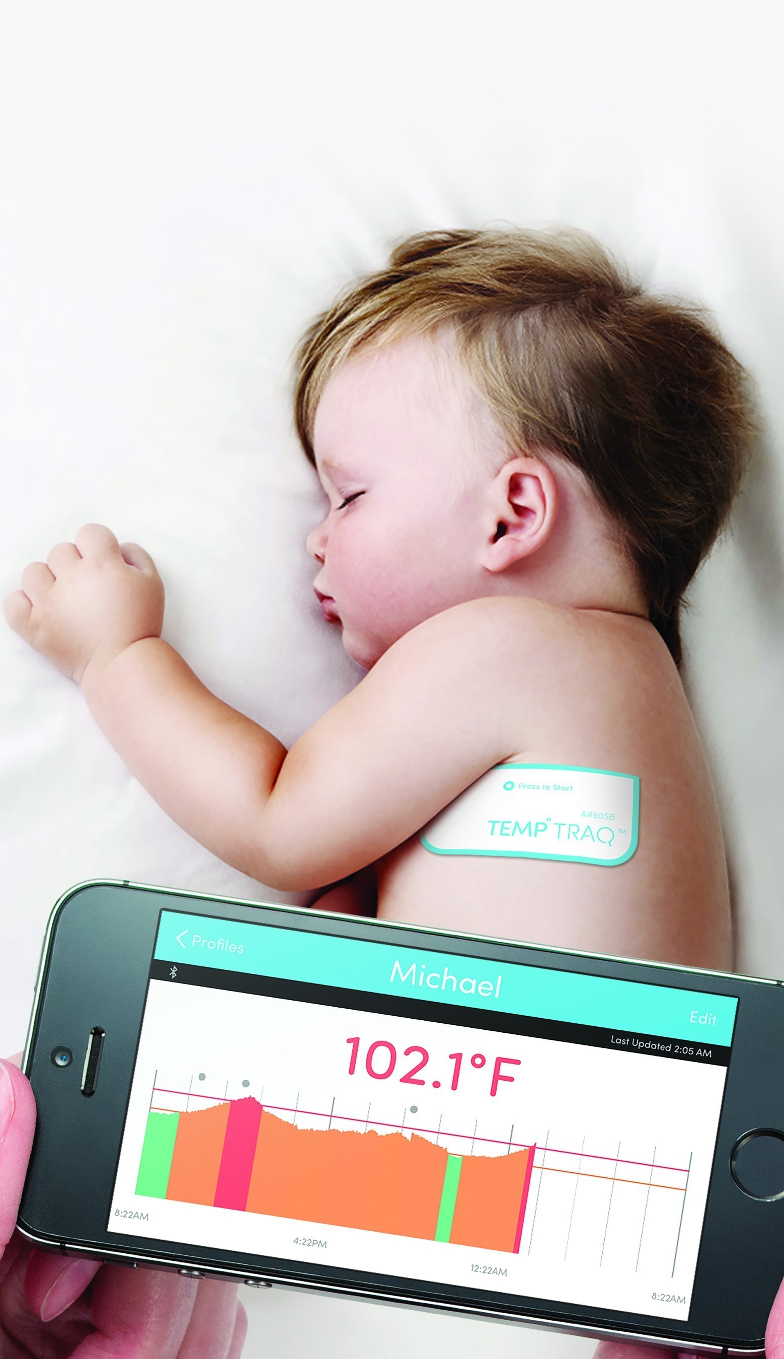 Blue Spark Unveils First-of-Its-Kind Wearable Bluetooth® Thermometer and  App at 2015 Consumer Electronics Show