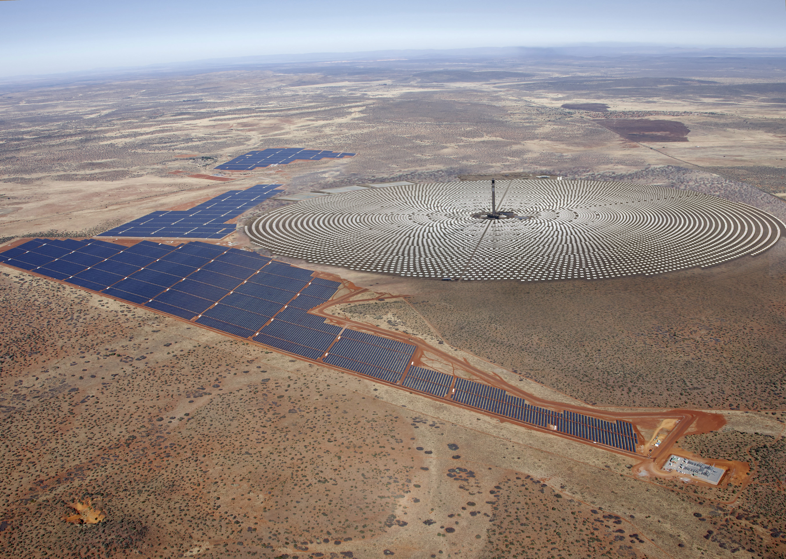 Redstone Solar Thermal Power Project - Northern Cape, South Africa (Rendering)