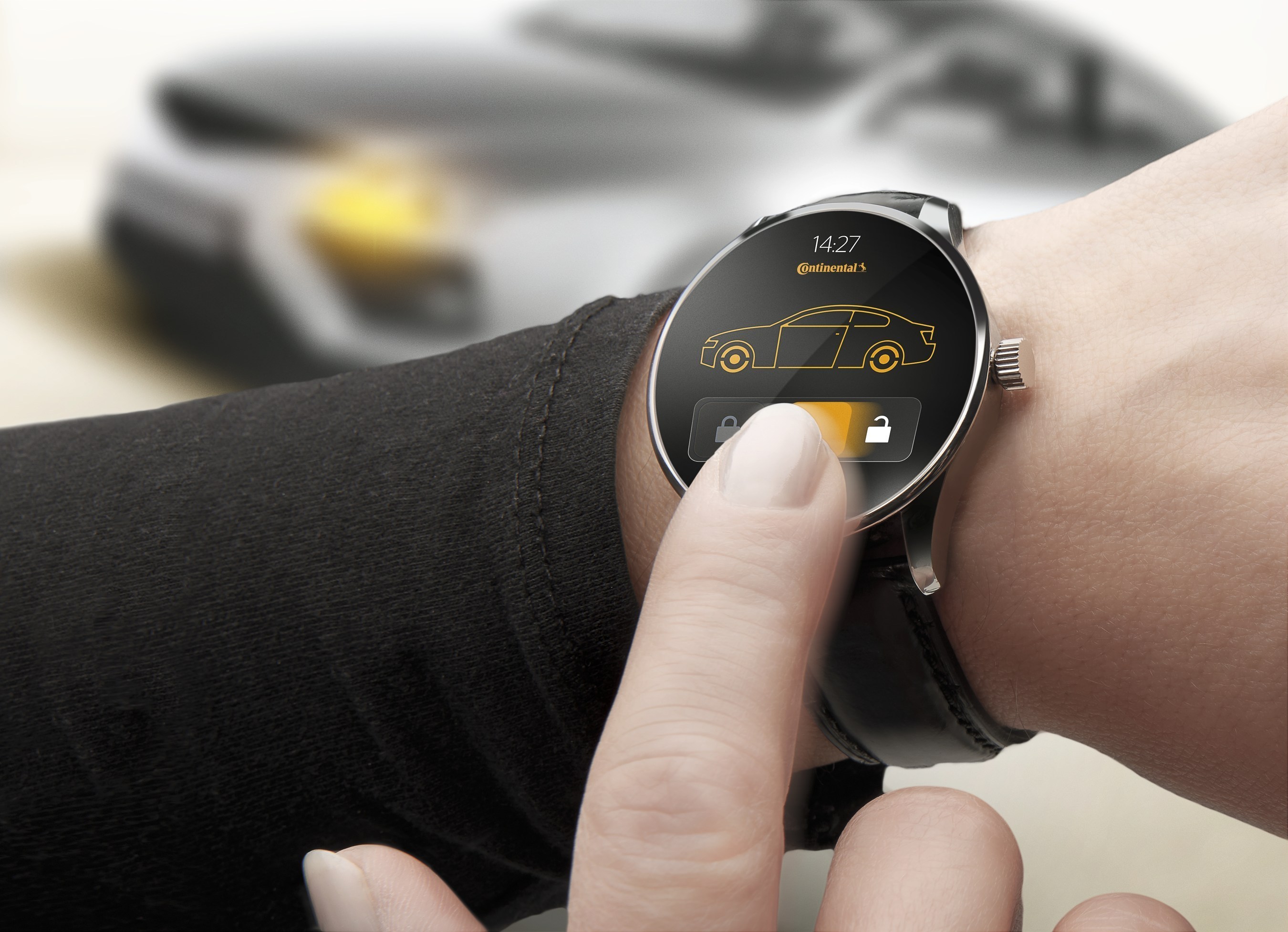 Wearable car key: Continental transfers smartwatches into intelligent keys
