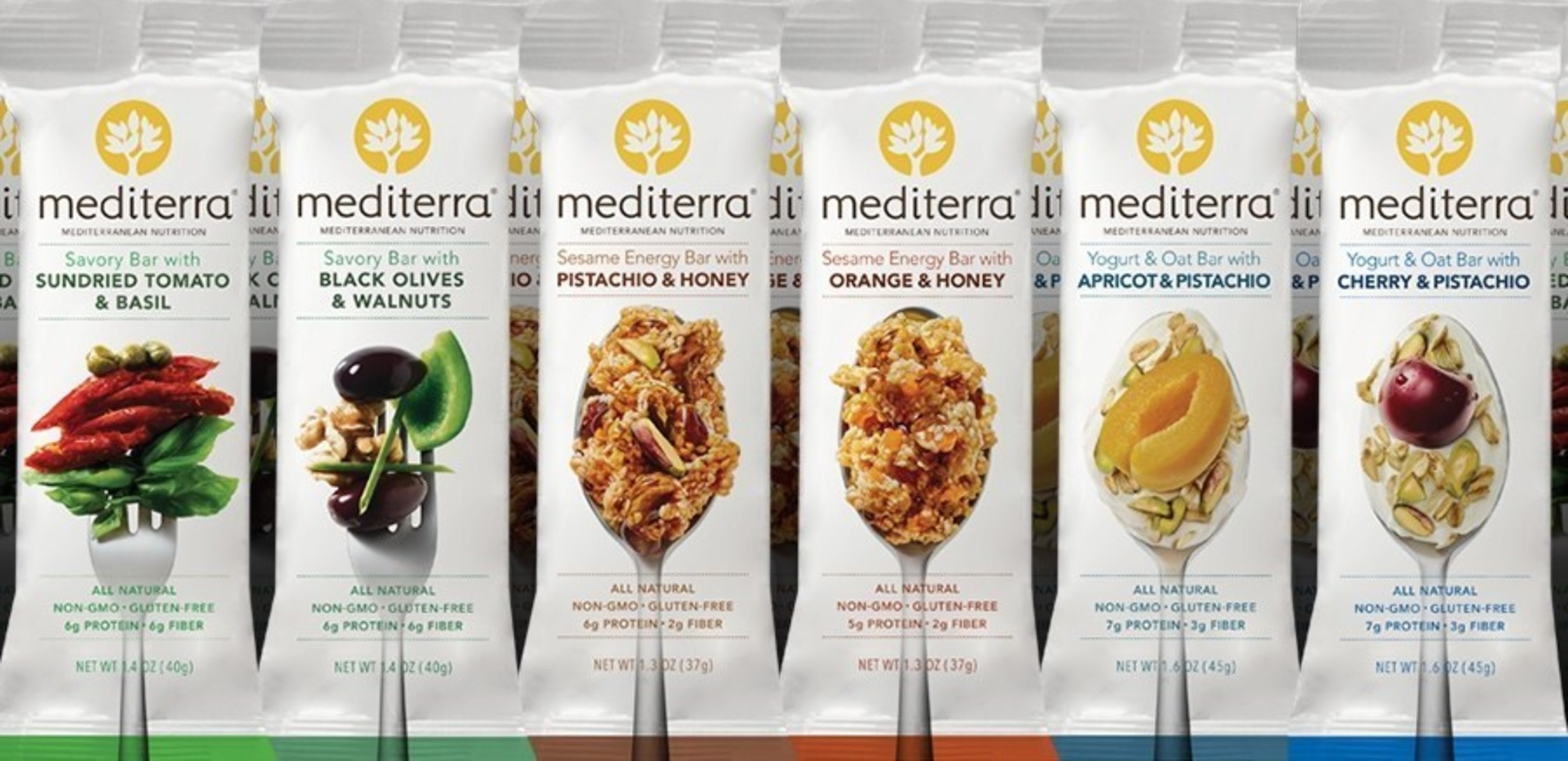 Mediterra, the first nutrition bars based on the Mediterranean Diet, makes its Target stores debut. The six various bar flavors feature fruits, vegetables, seeds and grains native to the Mediterranean region. The bars are all-natural, non-GMO and Gluten-Free.
