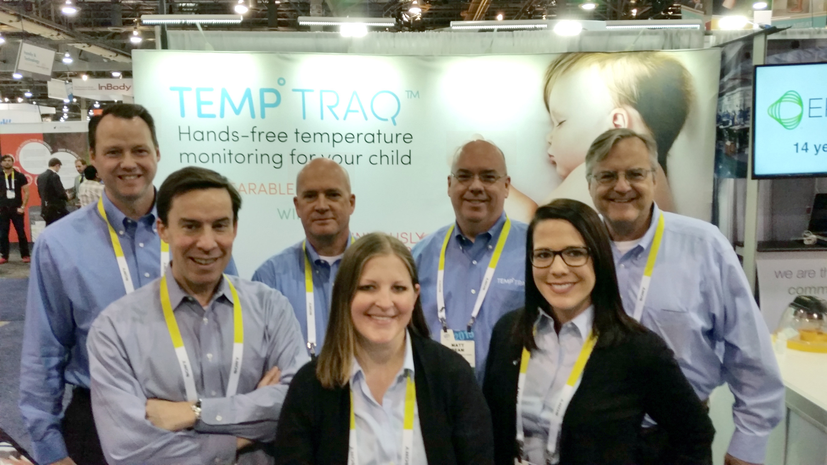 TempTraq(TM), powered by Blue Spark Technologies, made its debut at this year's Consumer Electronics Show in Las Vegas, generating excitement in the tech and parenting communities.