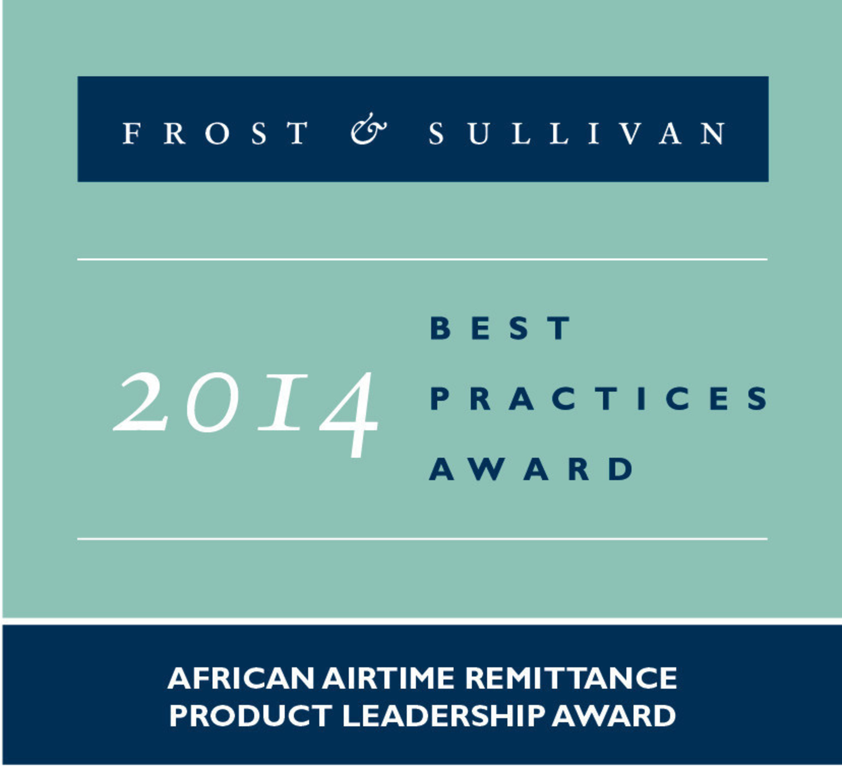 2014 African Airtime Remittance Product Leadership Award