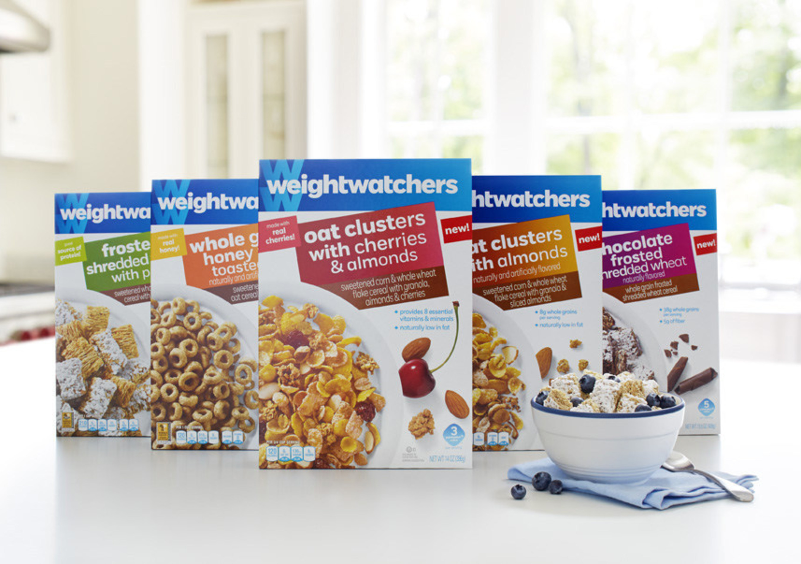 Health-focused consumers now have a delicious new breakfast choice in cereal to kick-start their New Year's resolutions. Weight Watchers(R), the world's leading provider of weight management services, has launched branded great-tasting ready-to-eat cereals. The cereals were introduced at select retailers in October 2014 and starting this month are now available nationwide. The cereals are brought to market with the help of MOM Brands(R), the largest family-owned cereal company in the United States, which...