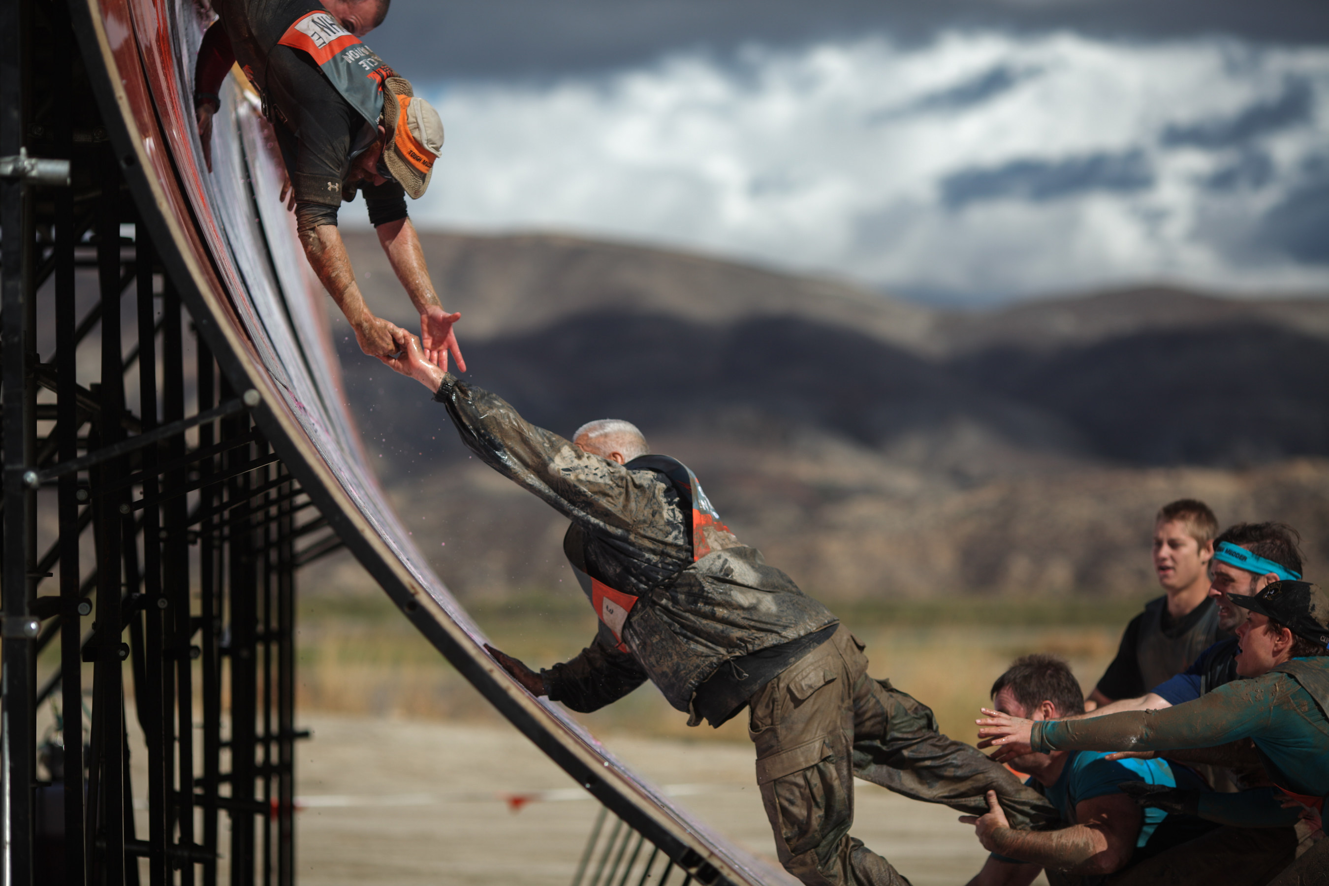 A slicked quarter pipe "Everest" is among the signature Tough Mudder obstacles that have been redesigned to further promote teamwork, complementing another ten exhilarating new obstacles that will hit Tough Mudder courses in 2015.