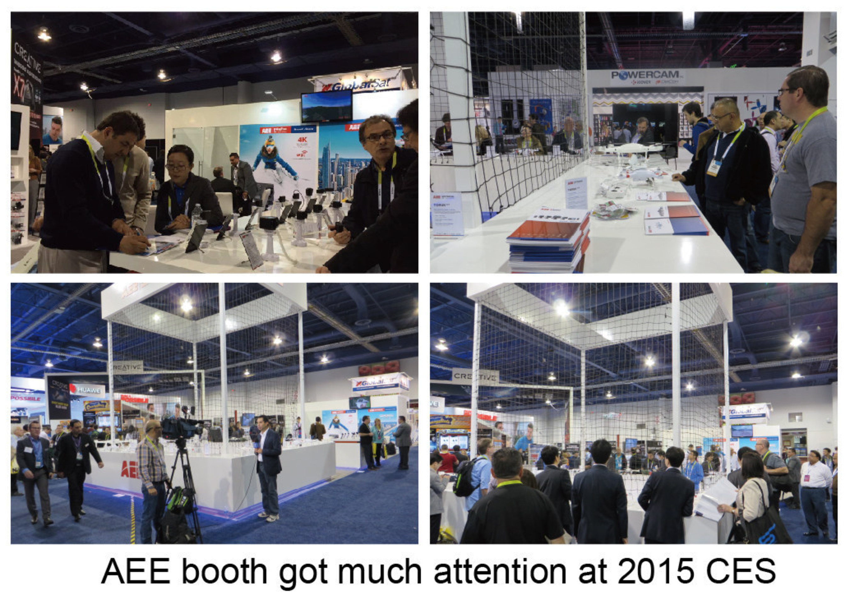 AEE booth gets much attention at 2015 CES