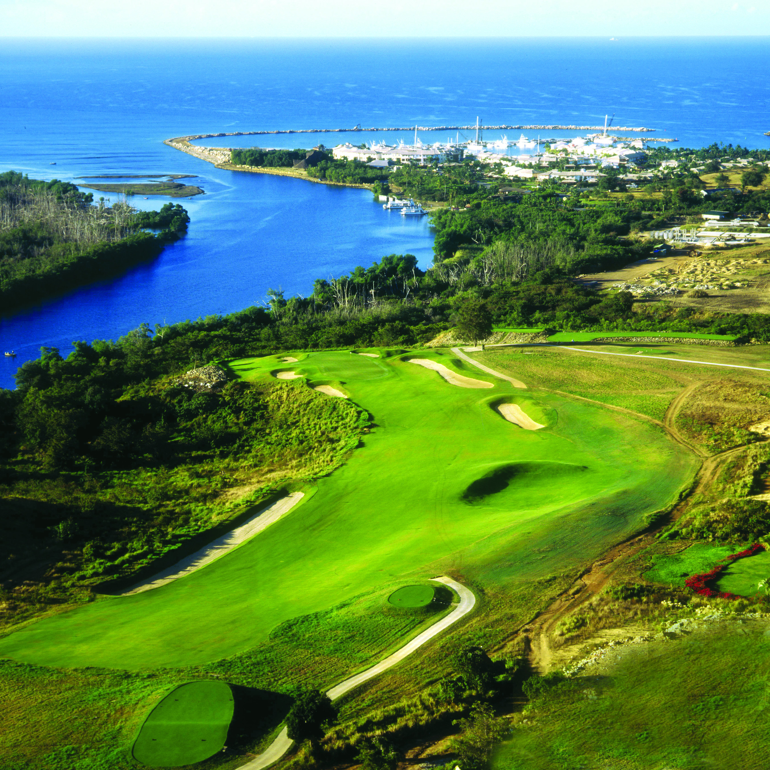 Dominican Republic's Dye Fore golf course in La Romana, home of the 2015 DR Golf Travel Exchange tournament.