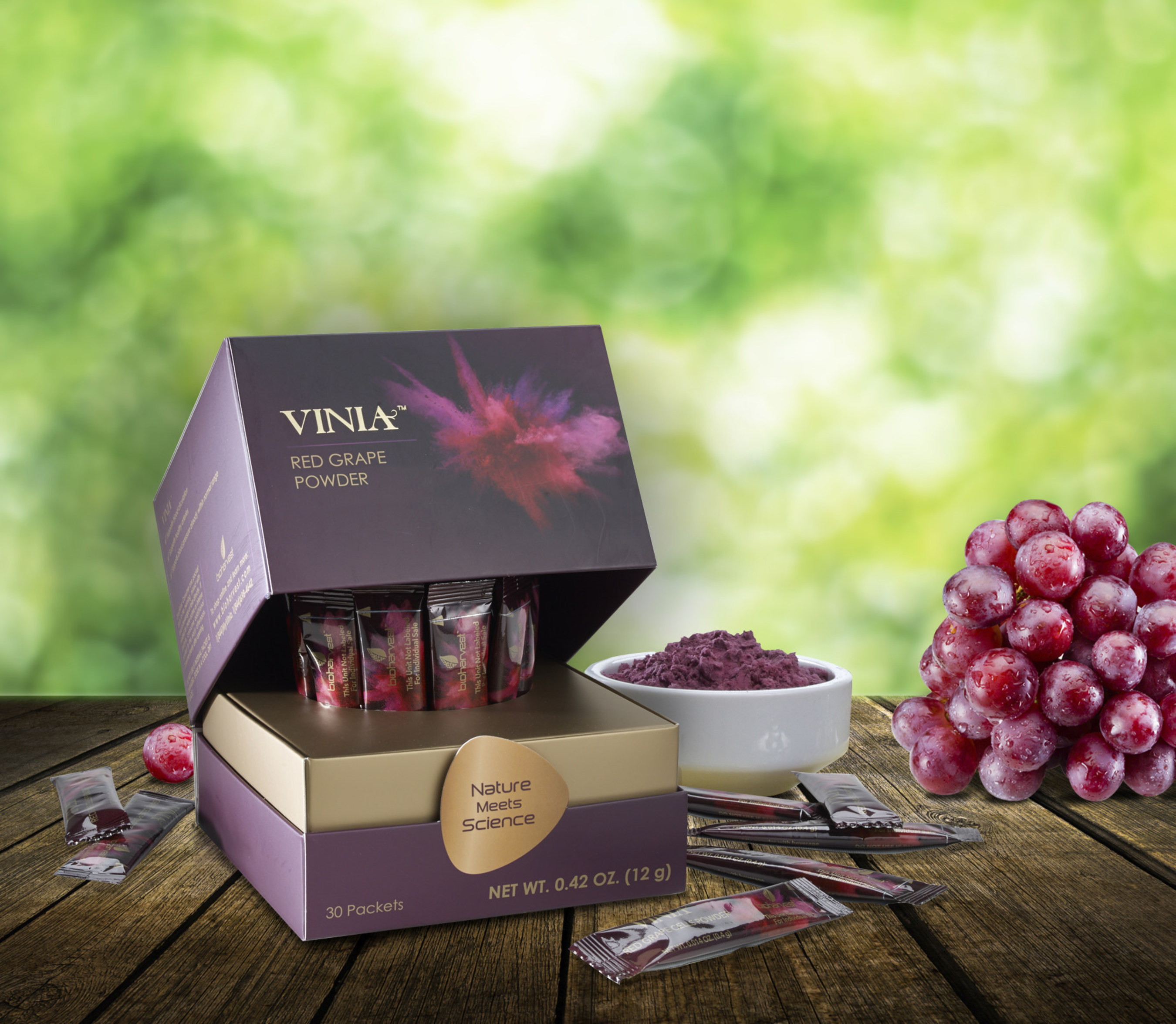 BIOHARVEST LAUNCHES VINIA(TM) - REVOLUTIONARY FIRST-EVER BIOFOOD