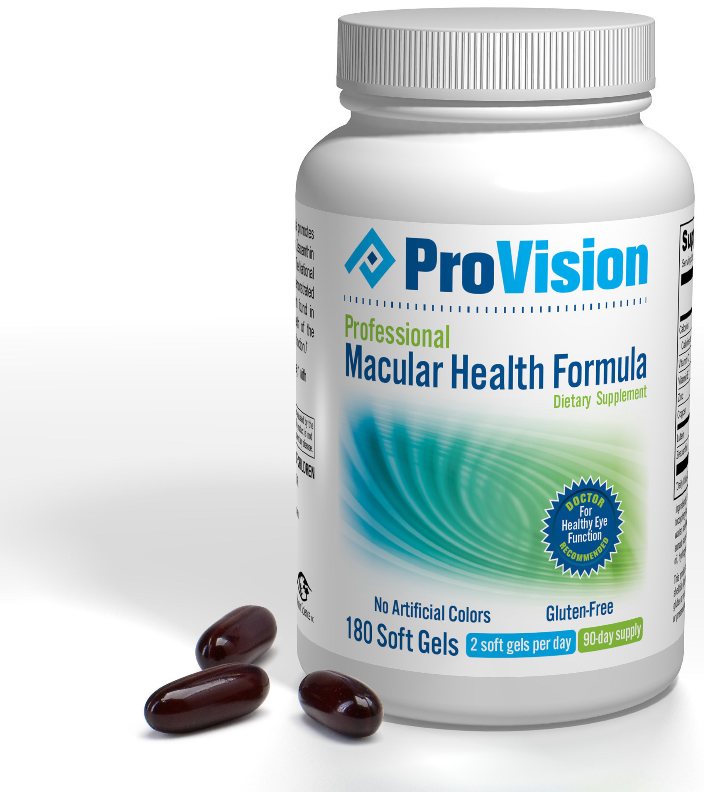 ProVision is an AREDS 2 ocular nutritional formula from Vitamin Science, Inc., a trusted leader in eye vitamins.  It is designed to support retinal health in patients with macular degeneration, and costs just $14 per month.