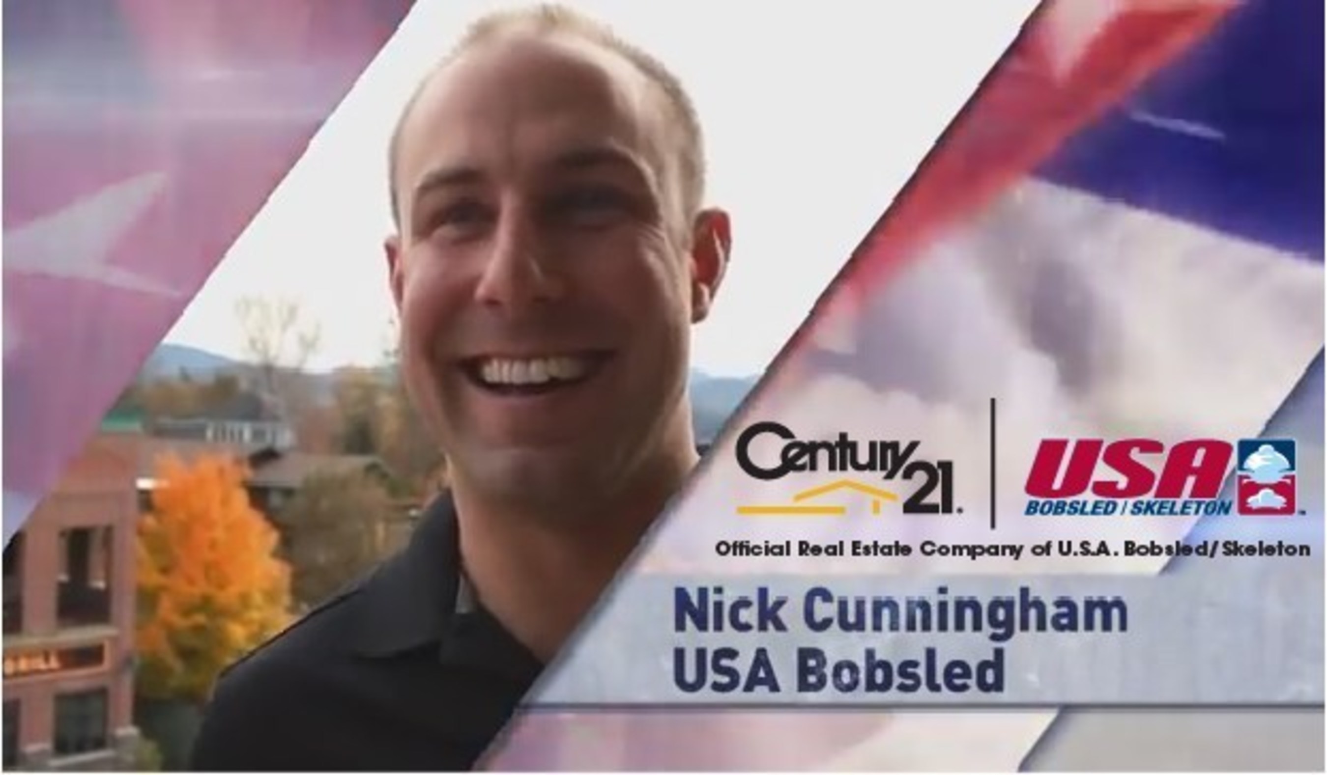 Nick Cunningham, a Sergeant in the New York National Guard and two-time Olympian, will be piloting the CENTURY 21 Real Estate brand's two-man bobsled during the entire 2014-2015 World Cup season.