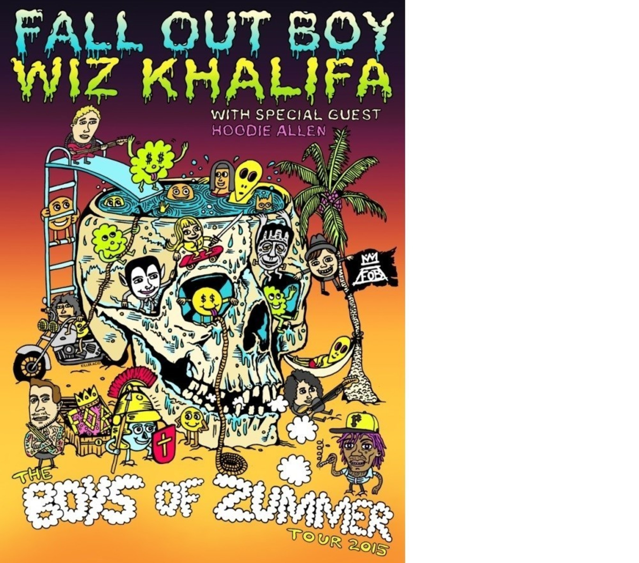 Fall Out Boy and Wiz Khalifa Announce The Boys Of Zummer Tour