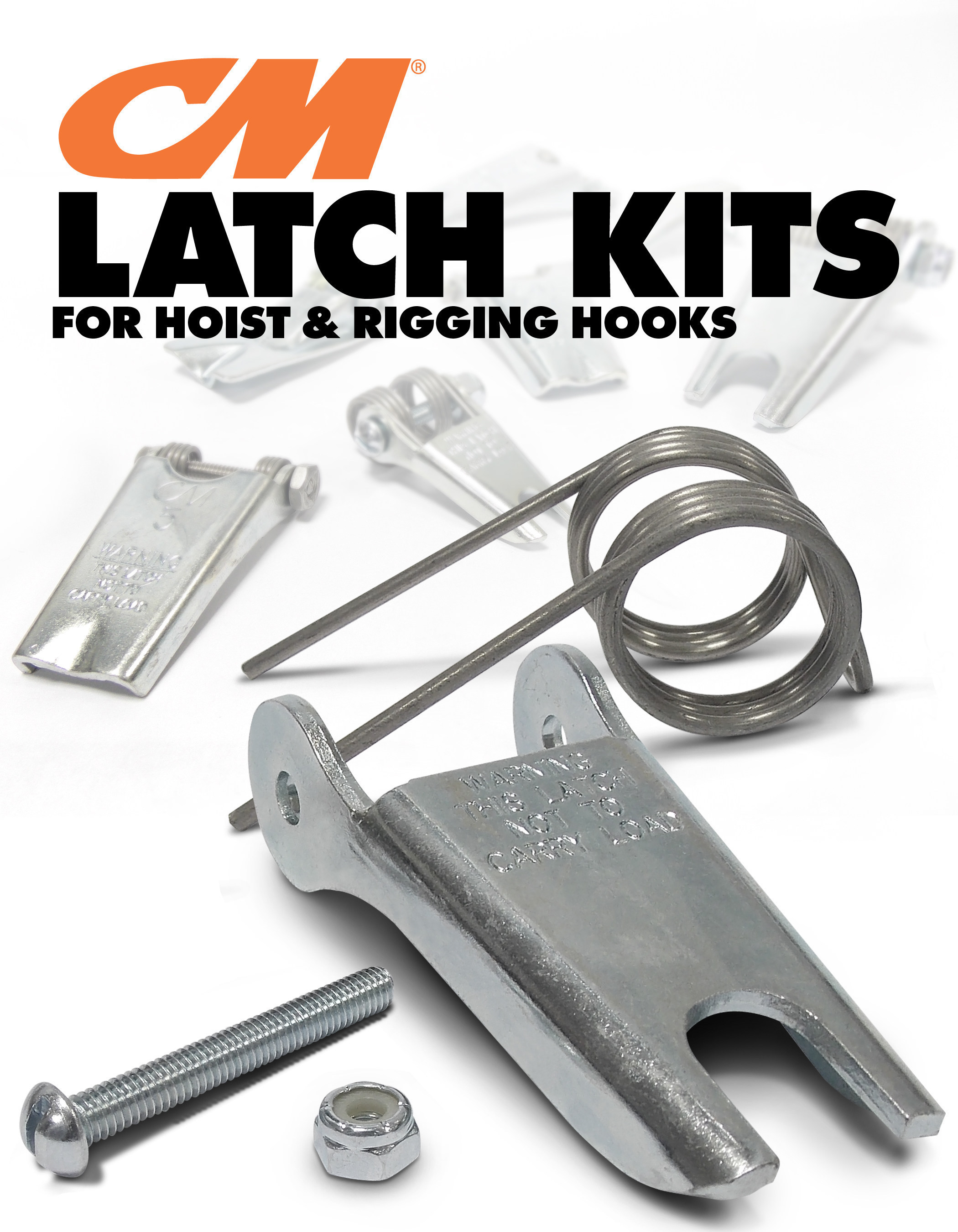 Columbus McKinnon is now offering 35 of its most popular latch kits for hoist and rigging hooks in economical, easy-to-order bulk packaging. Hoist Latch Kits and Rigging Latch Kits will be available in bulk packages of 50 and 100 units and will feature smart part numbers, making them easy to order. Bulk latch kits are available through the Columbus McKinnon network of distributors.