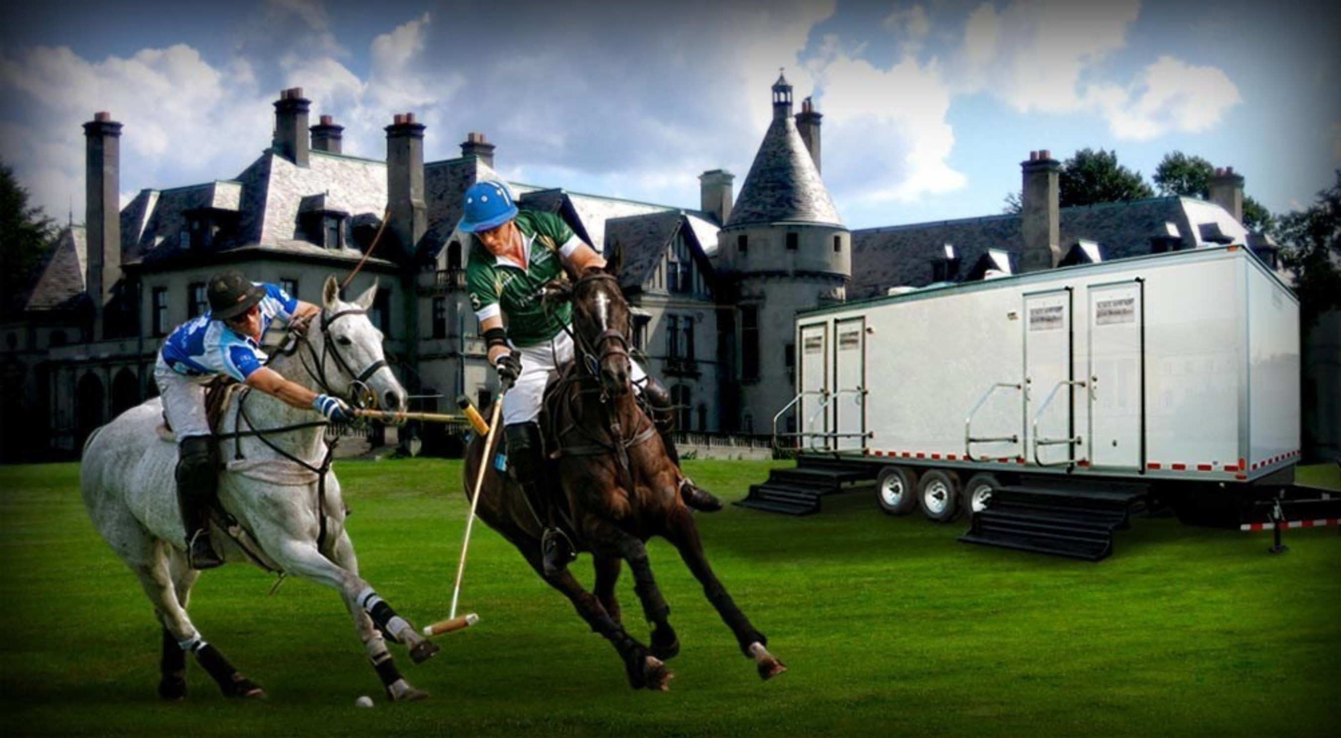 The Equestrian Luxury Restroom Trailer by CALLAHEAD Corp.