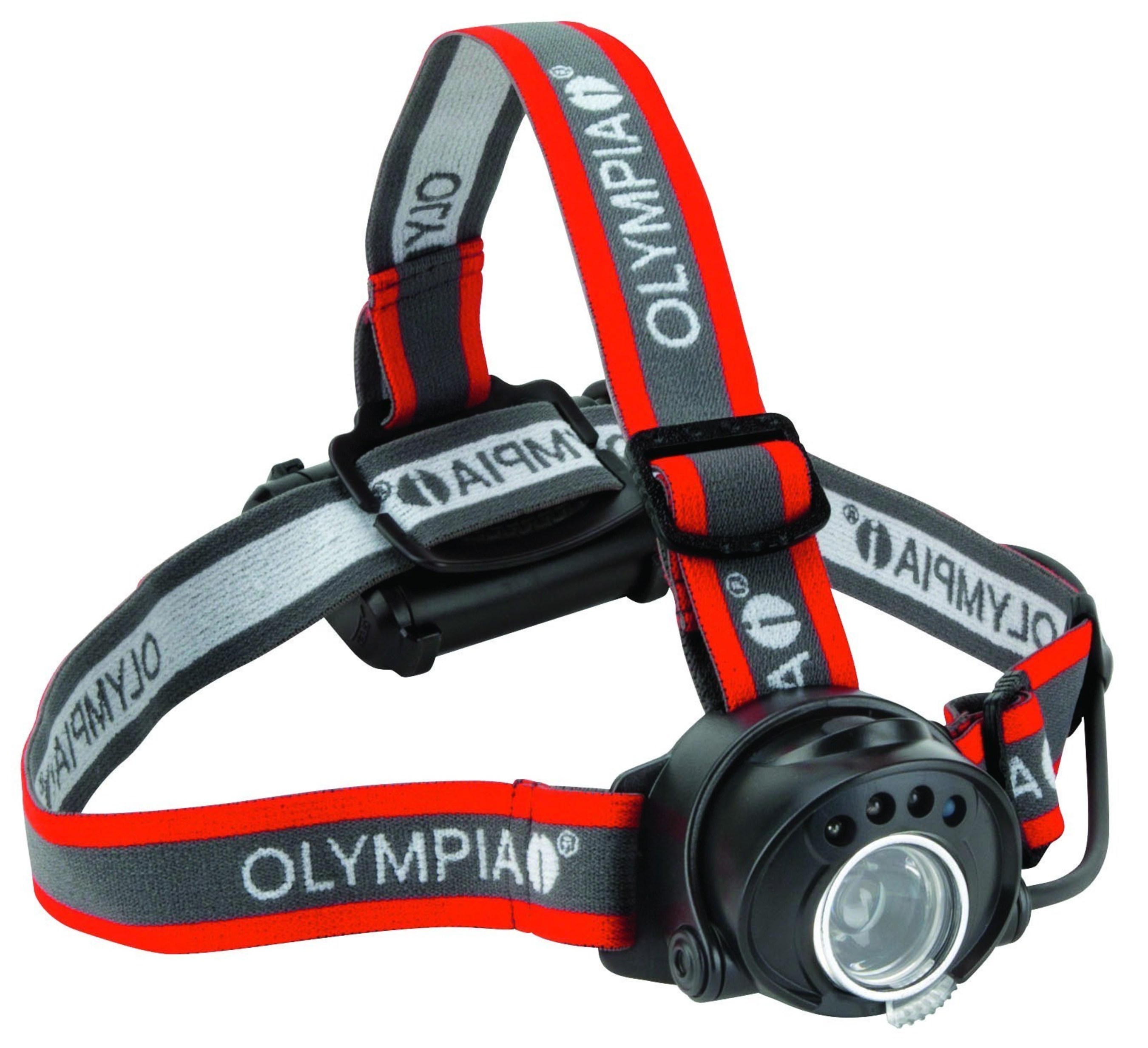 The Olympia(R) EX100 Headlamp is one of the high performance outdoor lighting products showcased at the 2015 SHOT show.  www.OlympiaOutdoors.com.