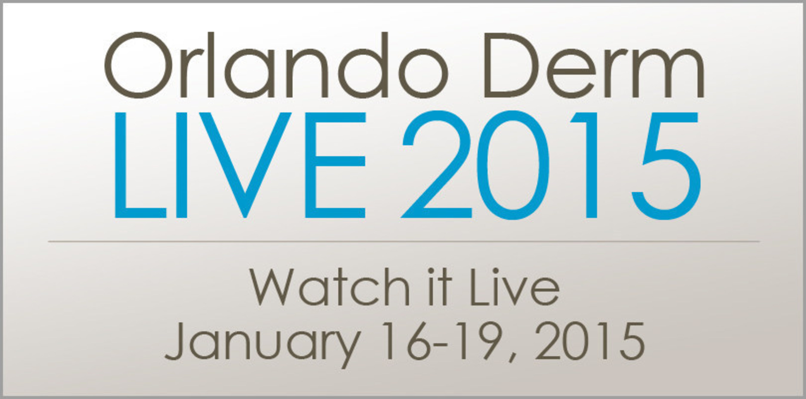 Orlando Derm Live 2015