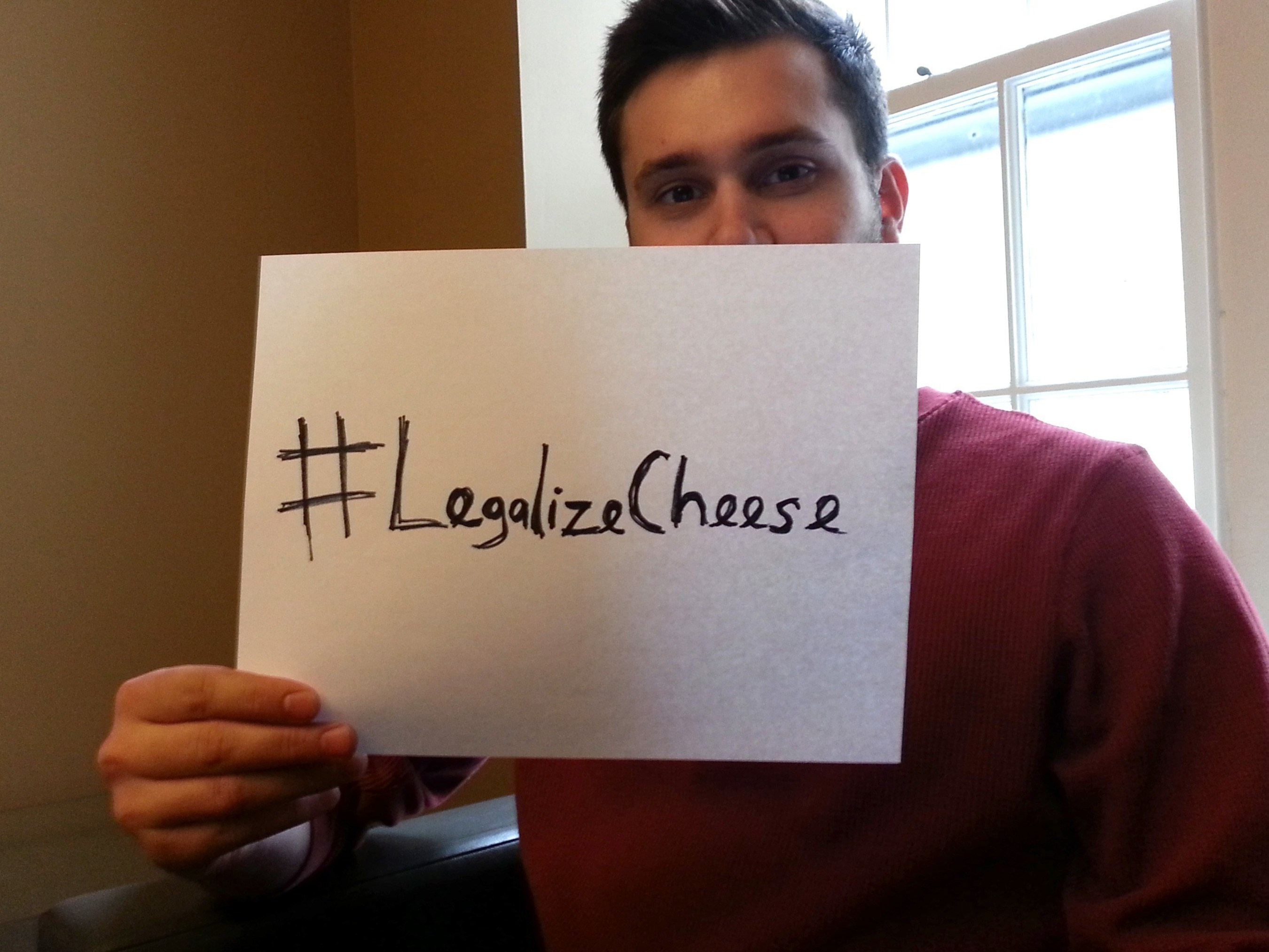 To show its devotion to real Wisconsin cheese, Toppers fanatics are encouraged to submit photos holding a #LegalizeCheese sign in exchange for a coupon for a free large 1-topping pizza. To qualify, all photos must be sent to www.facebook.com/ToppersRocks or www.twitter.com/ToppersPizza by 5:00 p.m. on Saturday, Jan. 17, 2015; one coupon per person.