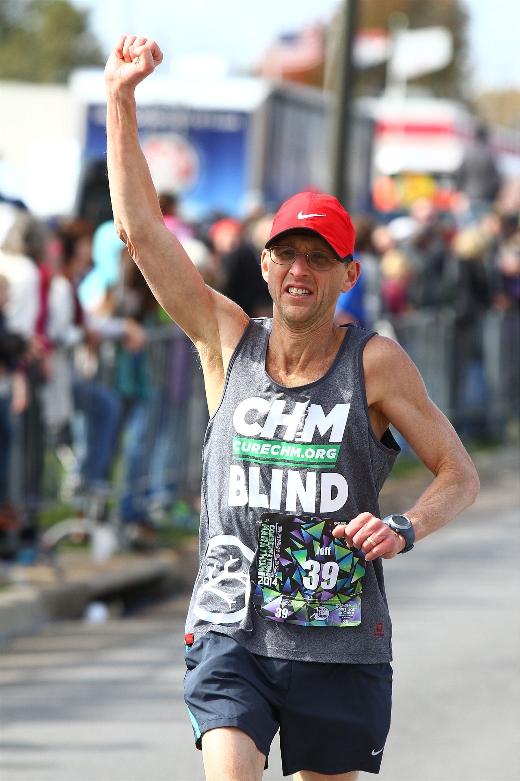 Jeff Benelli - Blind Marathoner with CHM