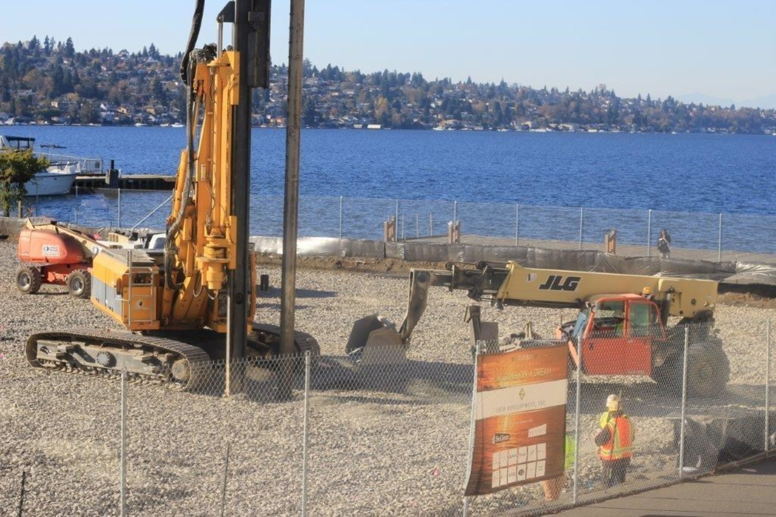 SECO Development's Hotel at Southport on Lake Washington under construction.