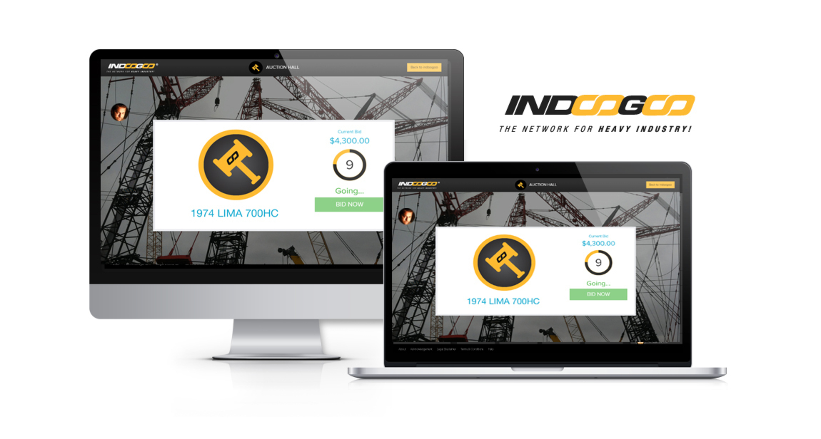 Indoogoo: the network for heavy industry (PRNewsFoto/Indoogoo)