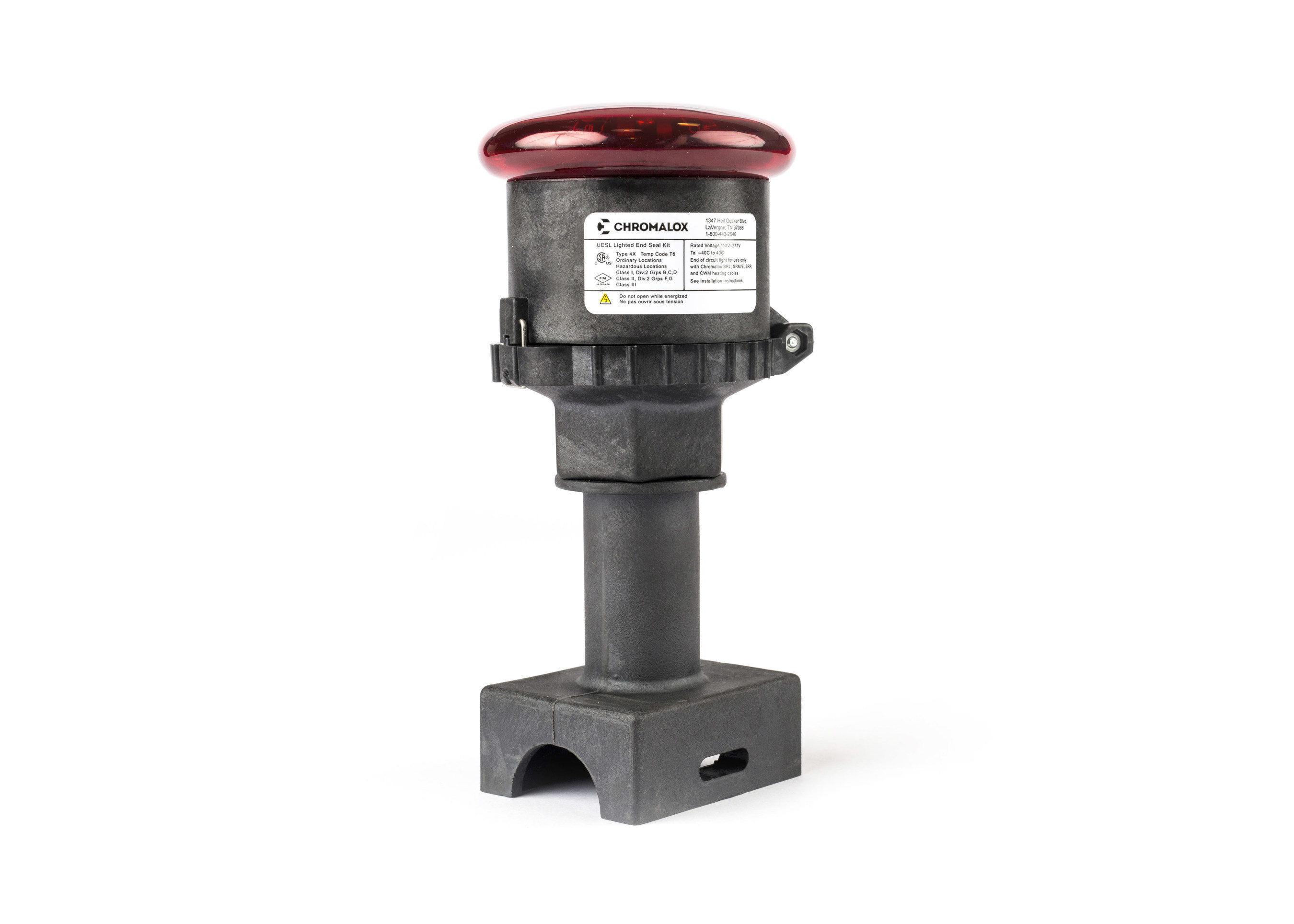 The UESL End Seal Signal Light Kit provides visual indication that a heat trace circuit is energized and is designed for use in Energy and commercial building & construction markets.