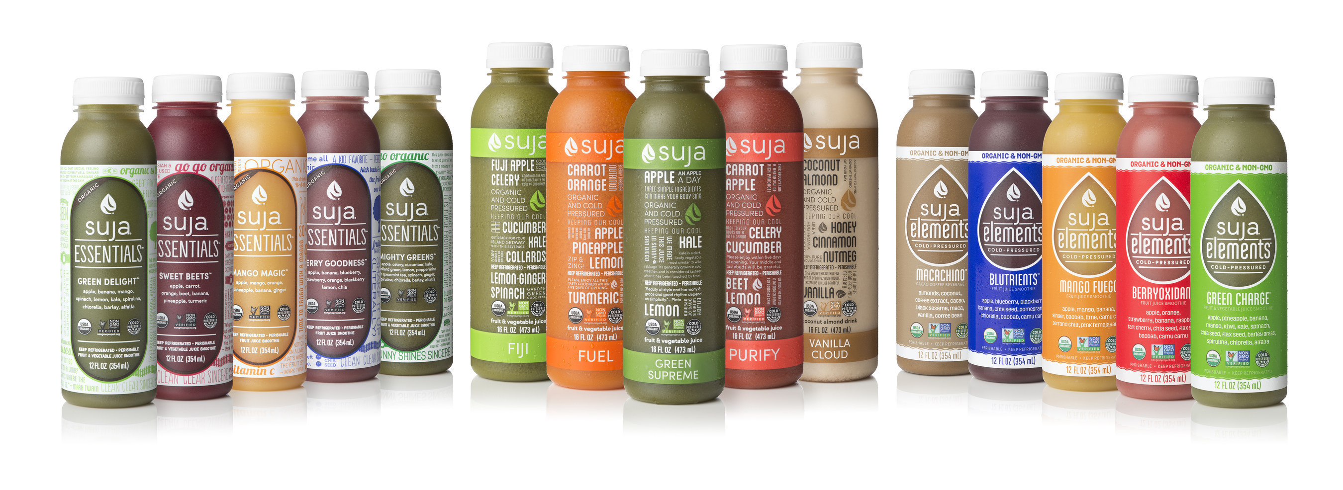 Suja Juice Co., the leader in organic, cold-pressured juice, named second among Forbes Magazine's list of America's Most Promising Companies of 2015