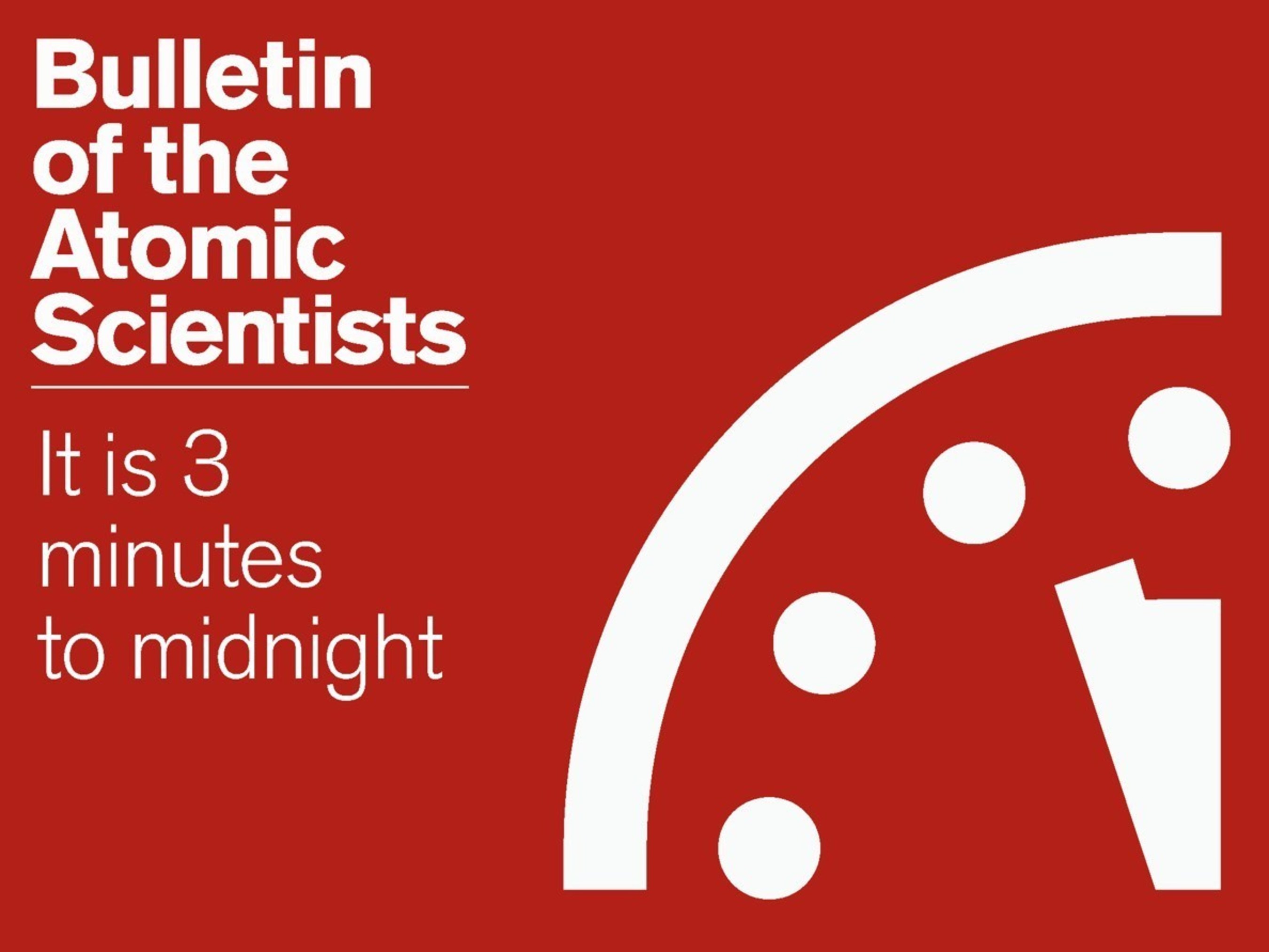 It Is 3 Minutes To Midnight - Climate Change And Nuclear Tensions Push Doomsday Clock Hands Forward