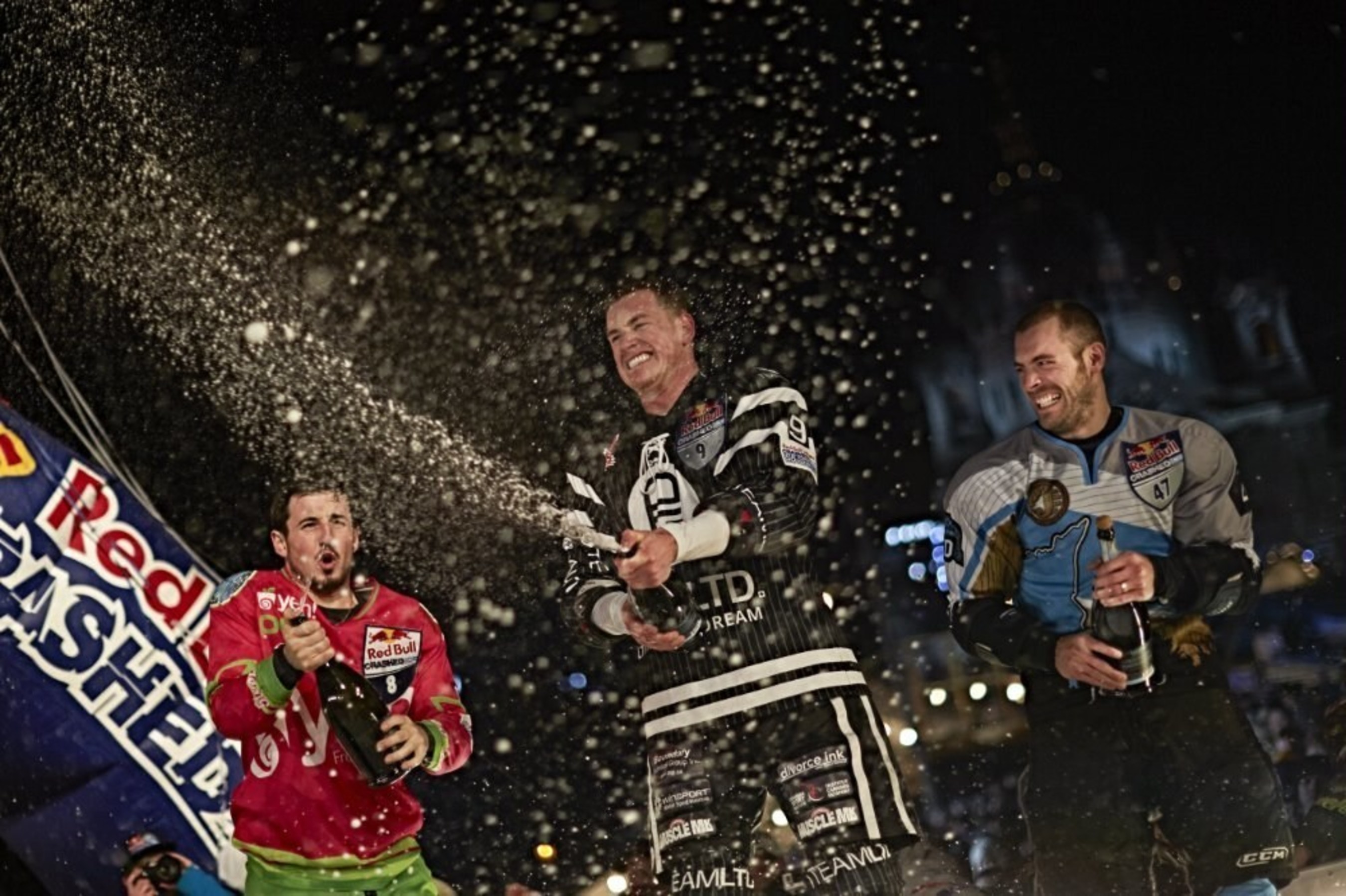 Kyle Croxall grabs third victory in four years at Red Bull Crashed Ice Saint Paul 2015.