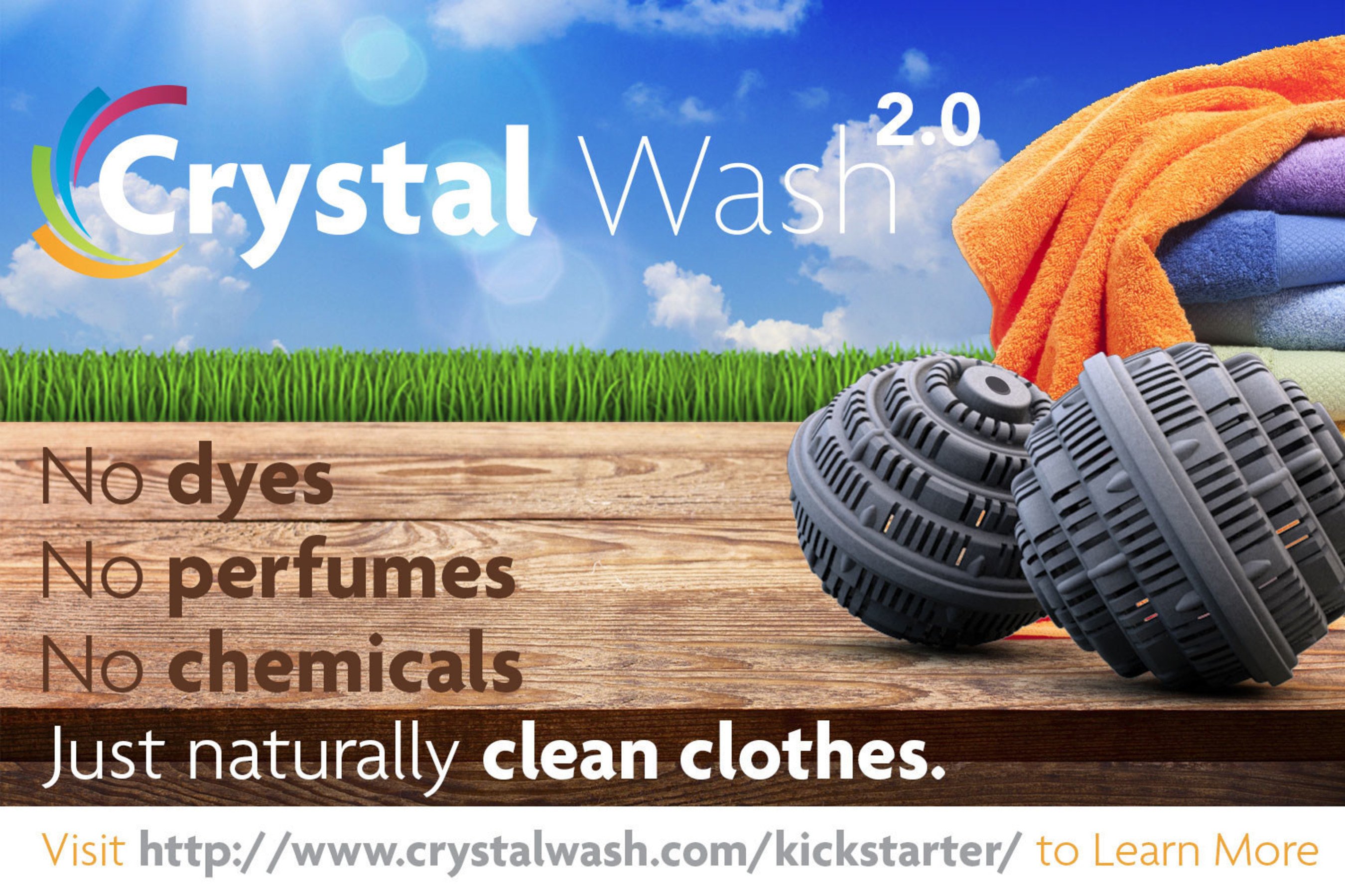 No Dyes, No Perfumes, No Chemicals... Just Naturally Clean Clothes.
