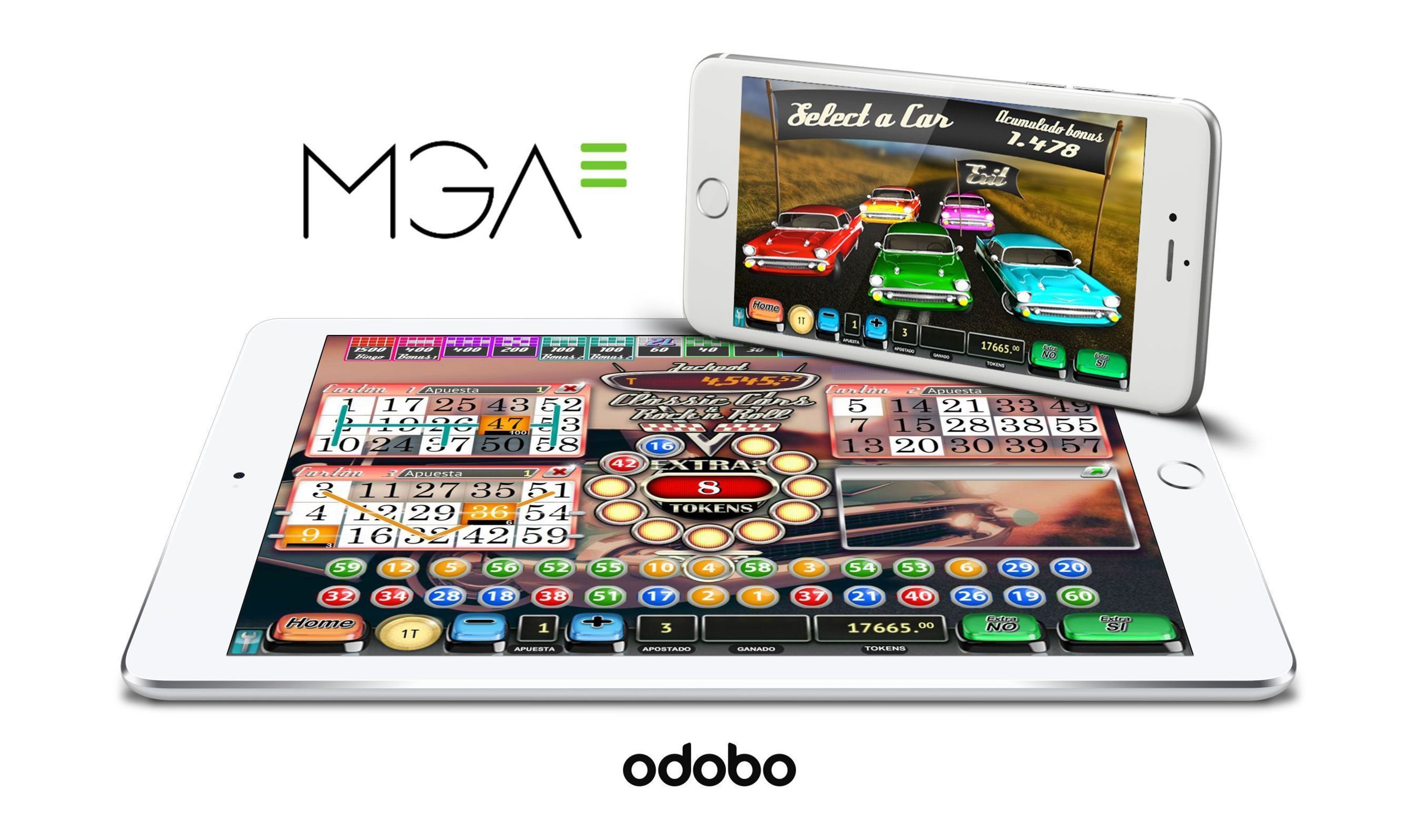 MGA partners with Odobo to bring HTML5 games content to players worldwide (PRNewsFoto/Odobo)