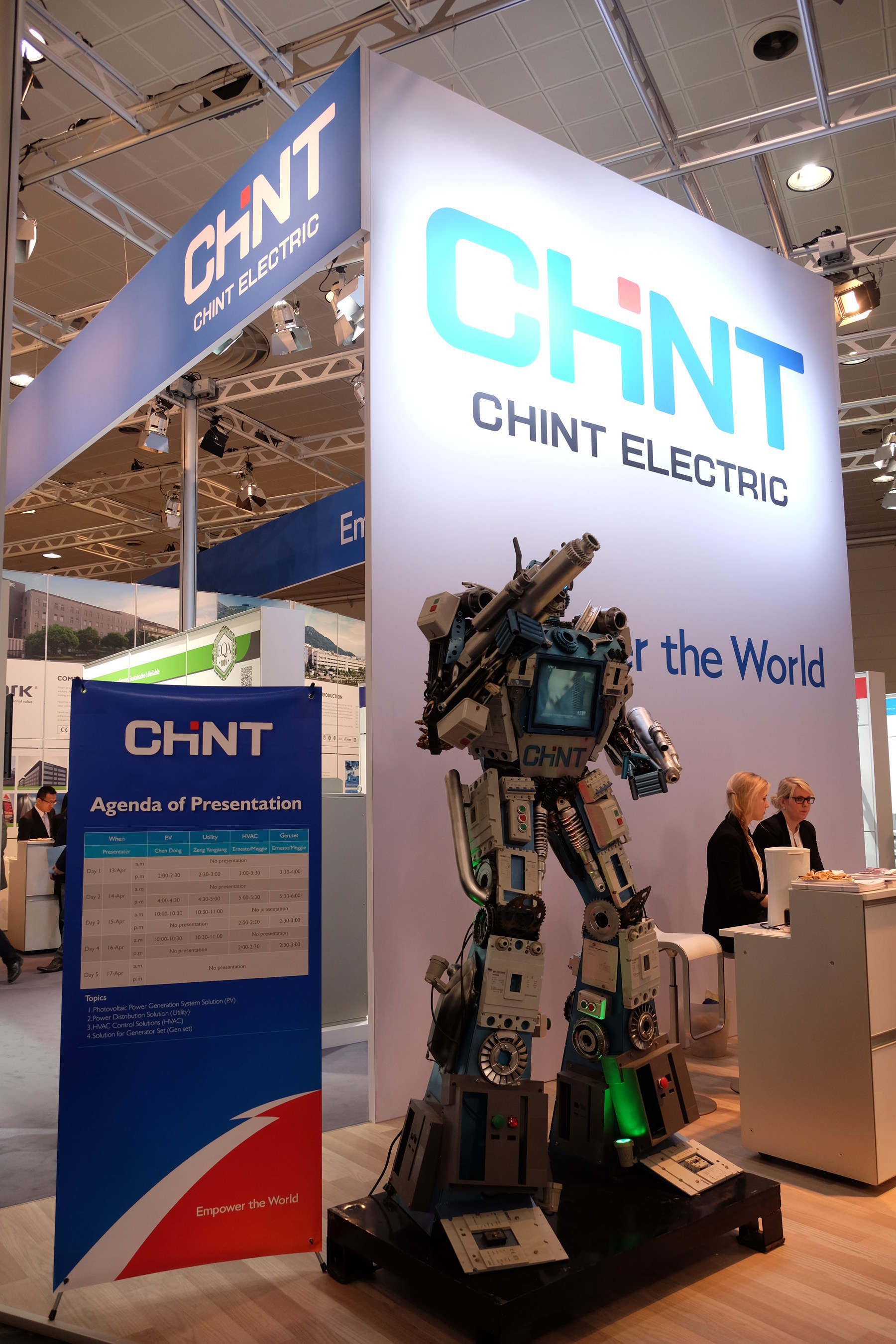 CHINT Electric Attend HANNOVER MESSE 2015