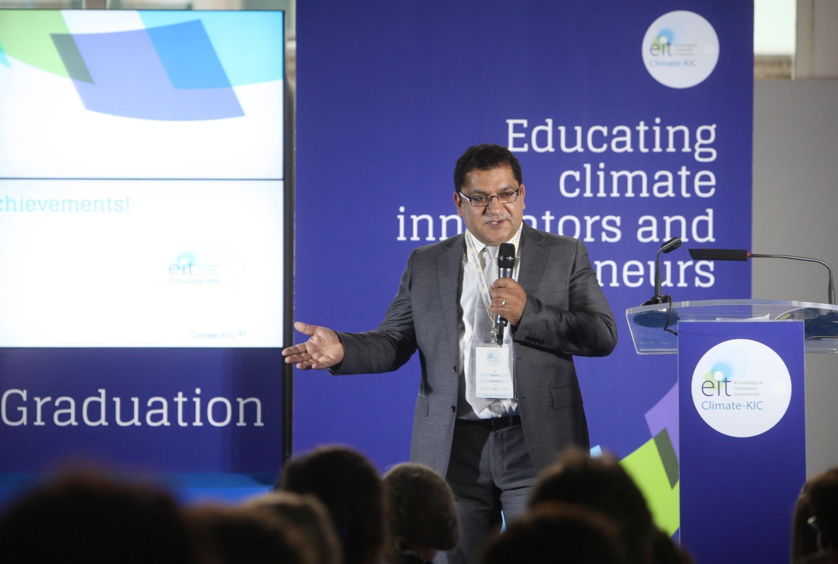 "Seeing these young talents dedicate their time to solving today's biggest challenges âeuro" instead of contributing to their causes âeuro" makes me confident that we are on the right track to make positive impact. This new generation of entrepreneurs is the key ingredient in solving our global challenges," says Ebrahim Mohamed, Director for Education, Climate-KIC, about Climate-KIC's European "The Journey" summer school programme. (PRNewsFoto/Climate-KIC)