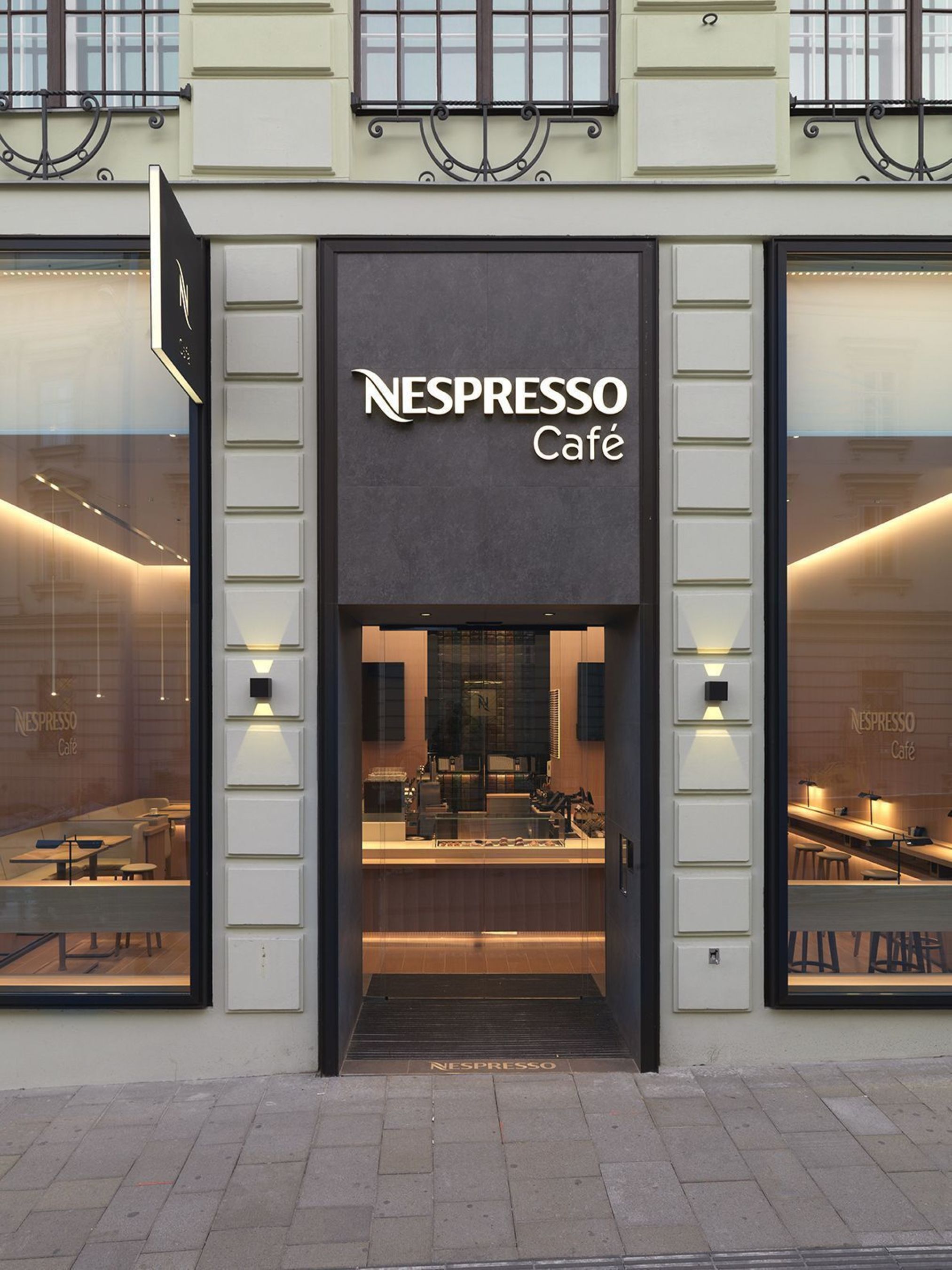 Nespresso brings Viennese consumers a new premium coffee shop experience with its pilot Nespresso Cafe (PRNewsFoto/Nestle Nespresso SA)