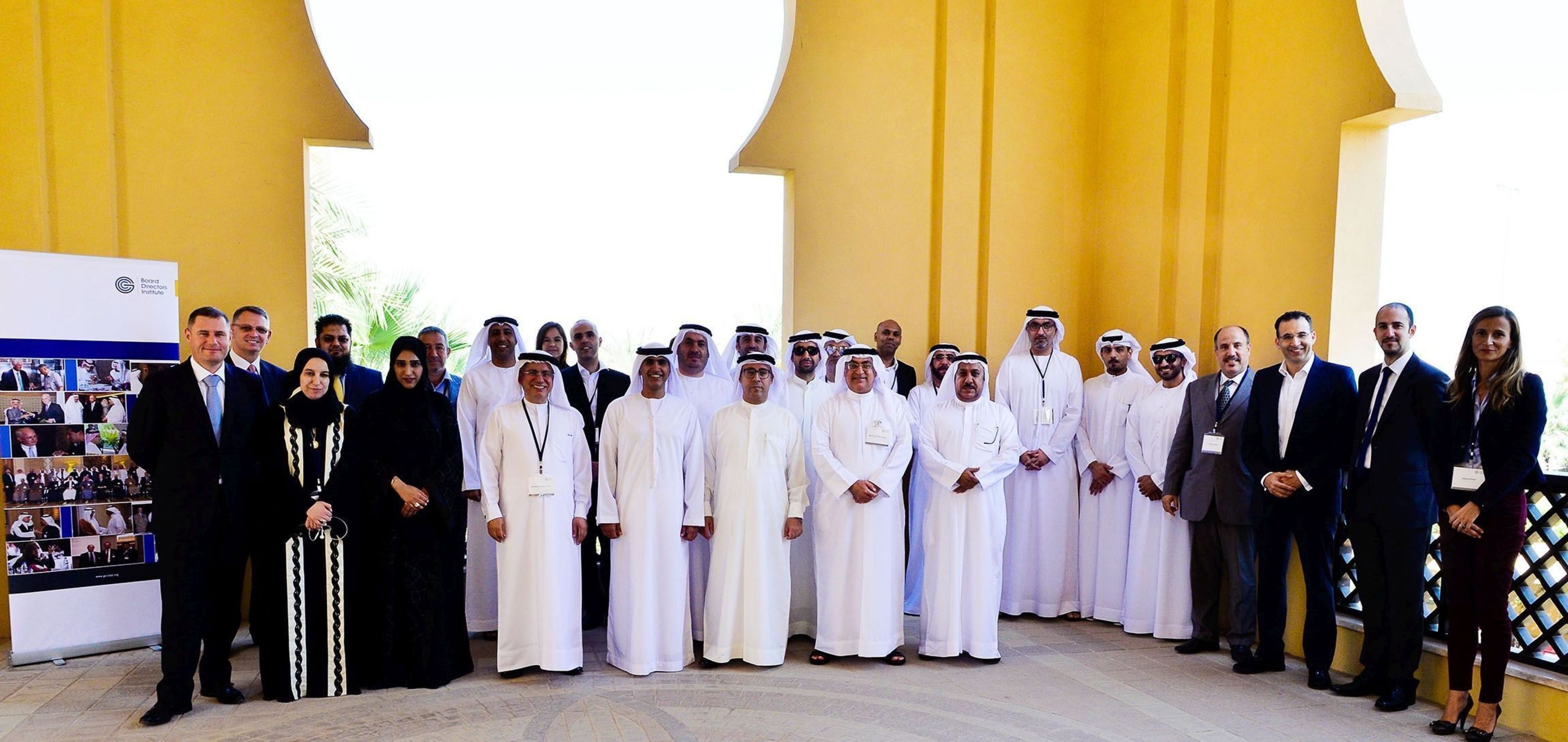 Participants and BDI faculty at the Building Better Boards workshop in Ras Al Khaimah, 22 April 2015. (PRNewsFoto/GCC Board Directors Institute)