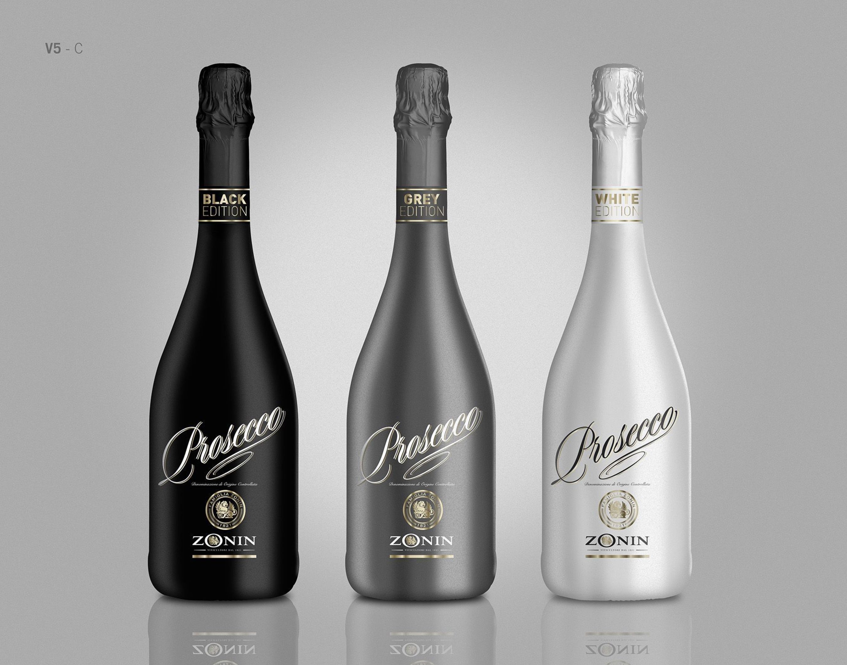 "Dress Your Feelings": Zonin Launches Prosecco Black, Grey and White Editions (PRNewsFoto/Zonin 1821)