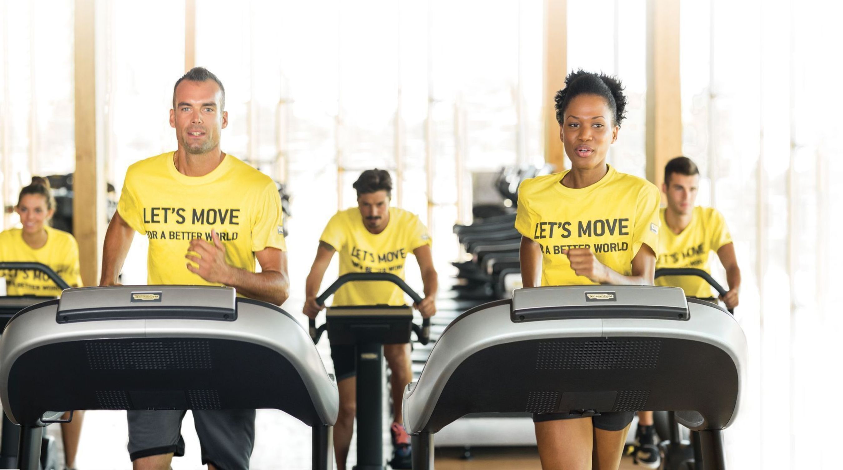 Technogym has been selected as "Official Wellness Partner" at the 2015 Milan Expo and it will launch the "Let's Move for a Better World" social campaign that enables you to convert physical exercise into school meals for countries affected by malnutrition in collaboration with the United Nations World Food Programme (PRNewsFoto/Technogym Spa)