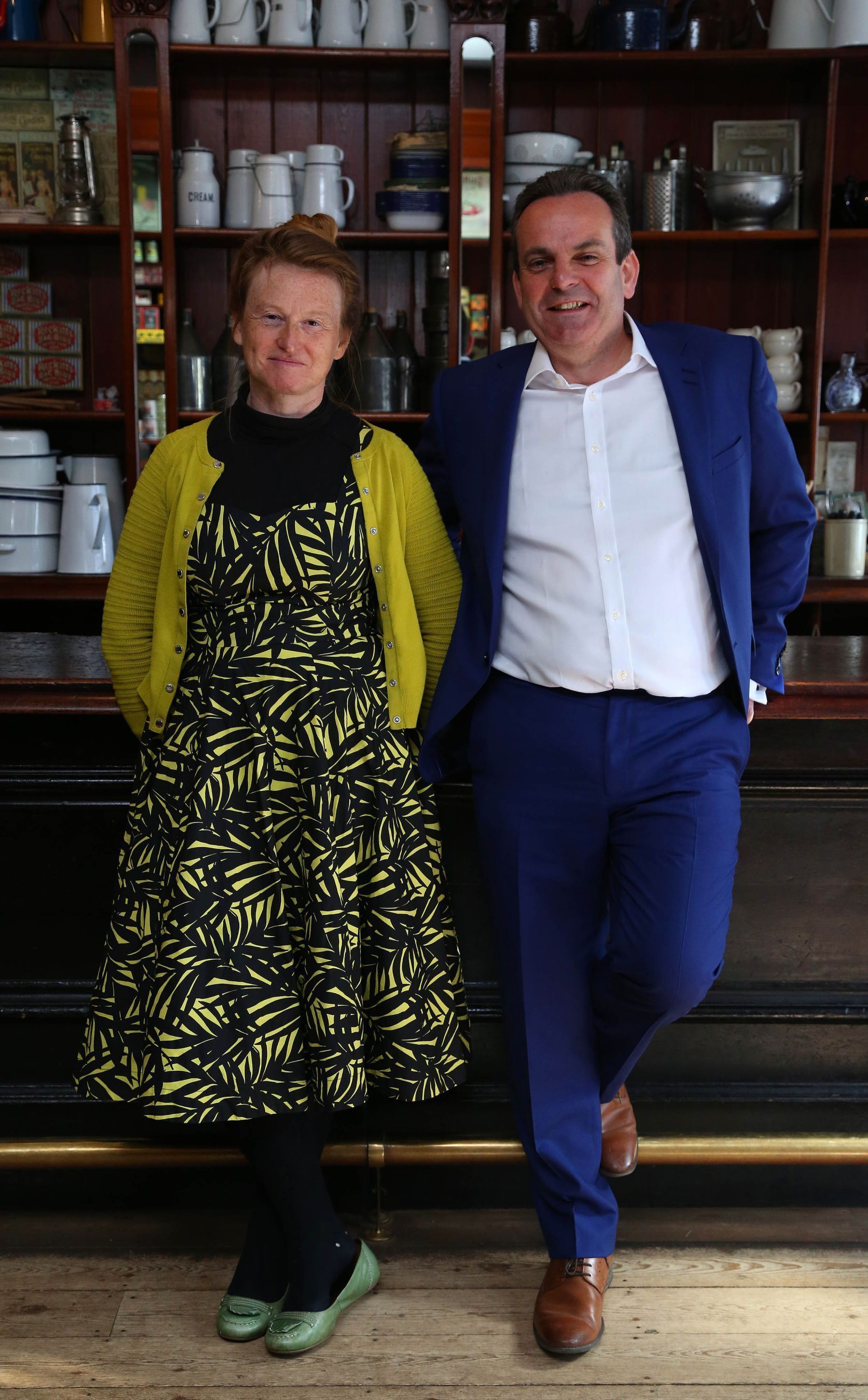Left to right - Ruth Goodman Independent expert and social historian Ian Cracknell CEO of UIA (PRNewsFoto/UIA Insurance)