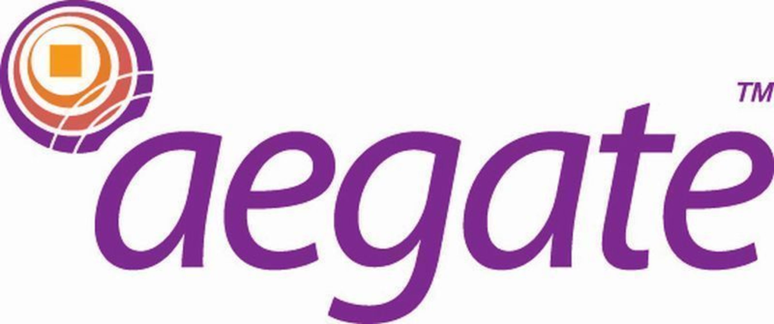 Aegate logo (PRNewsFoto/Aegate)